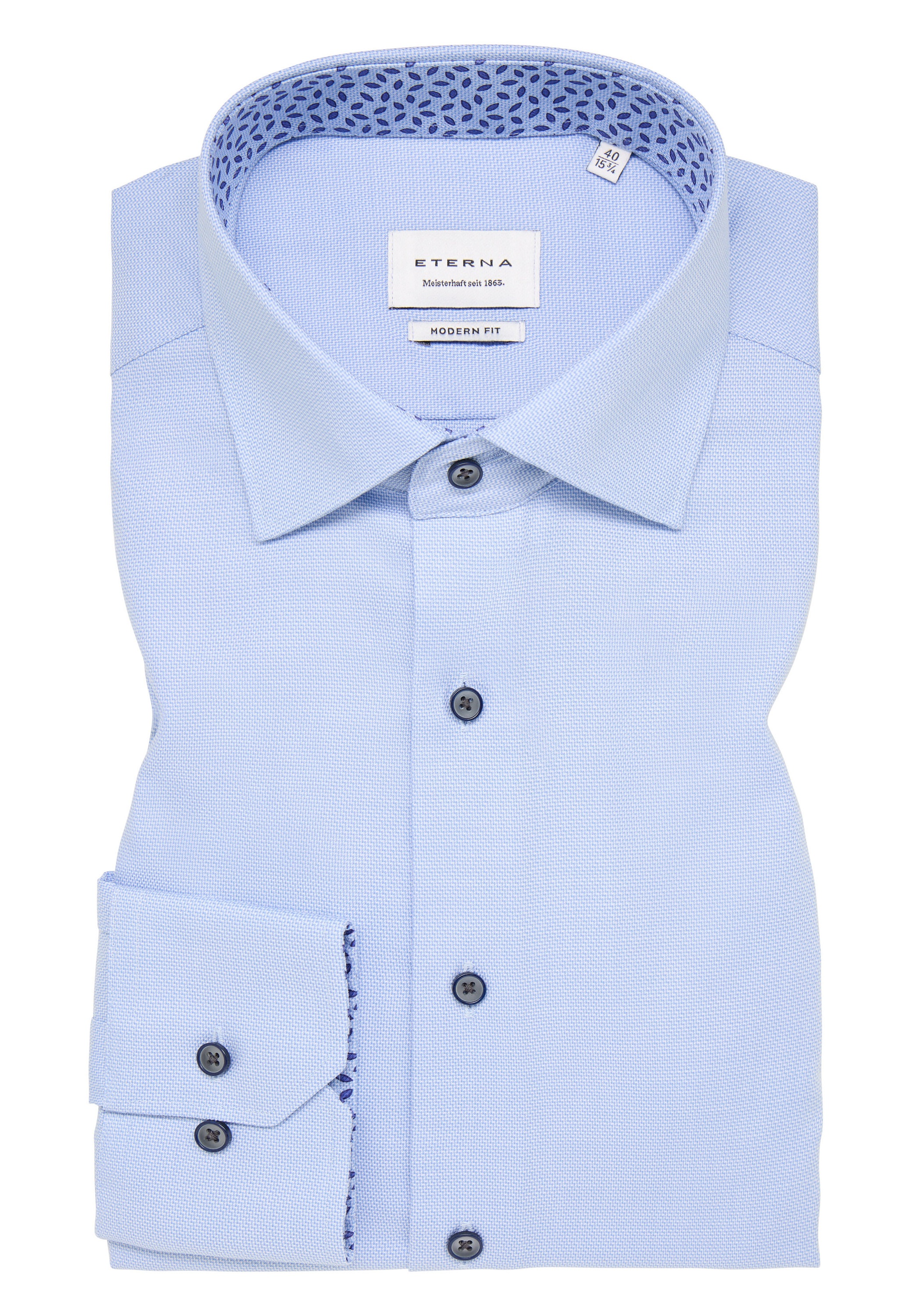Eterna Langarmhemd »MODERN FIT«, NON IRON (bügelfrei)
