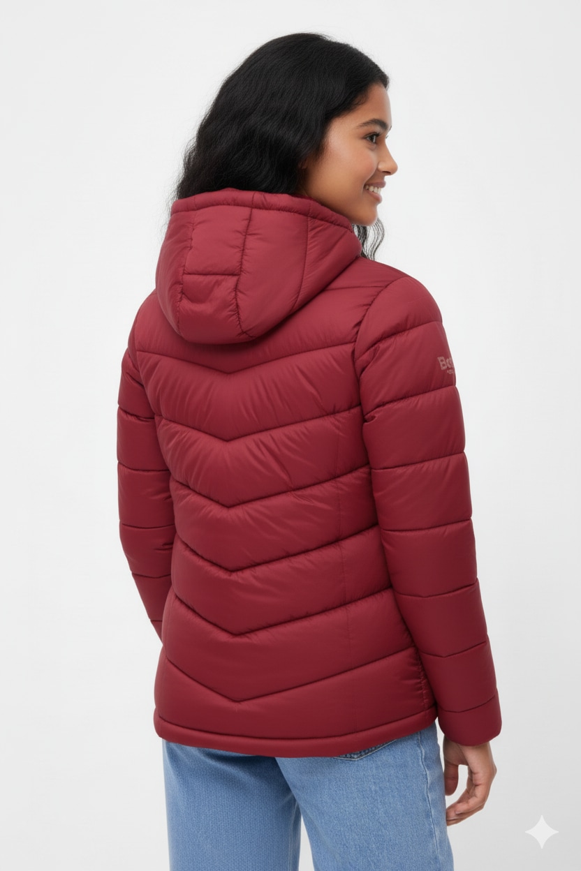 Bench. Steppjacke »JIYRA« mit Kapuze leichte, taillierte Übergangsjacke mit breiter Steppung und Kapuze