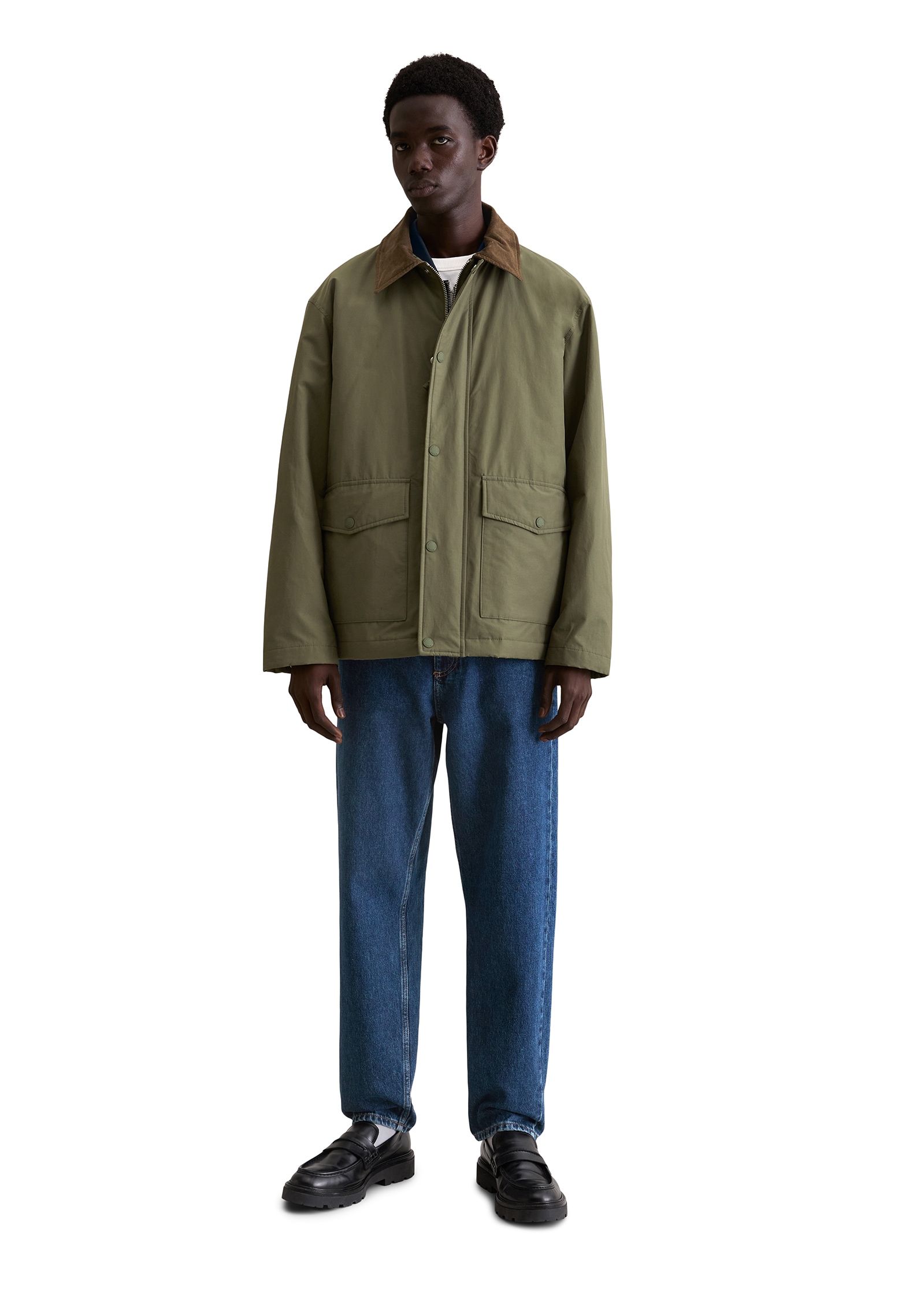 Marc O'Polo DENIM Cabanjacke »regular fit wasserabweisend und leicht wattiert«