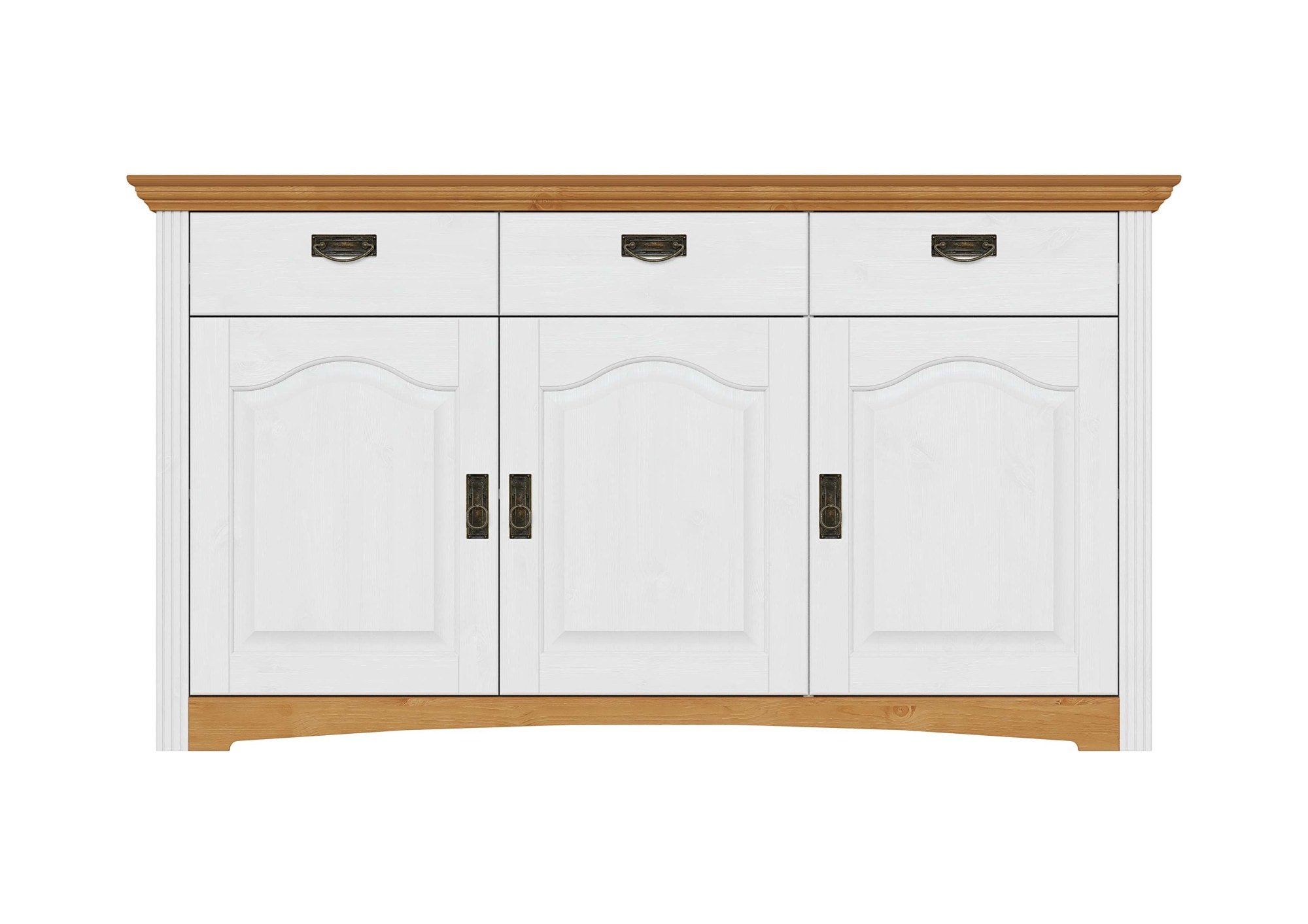 OTTO home Kommode »Konrad« aus massiver Kiefer, Breite 156 cm, mit Schubladen, FSC®