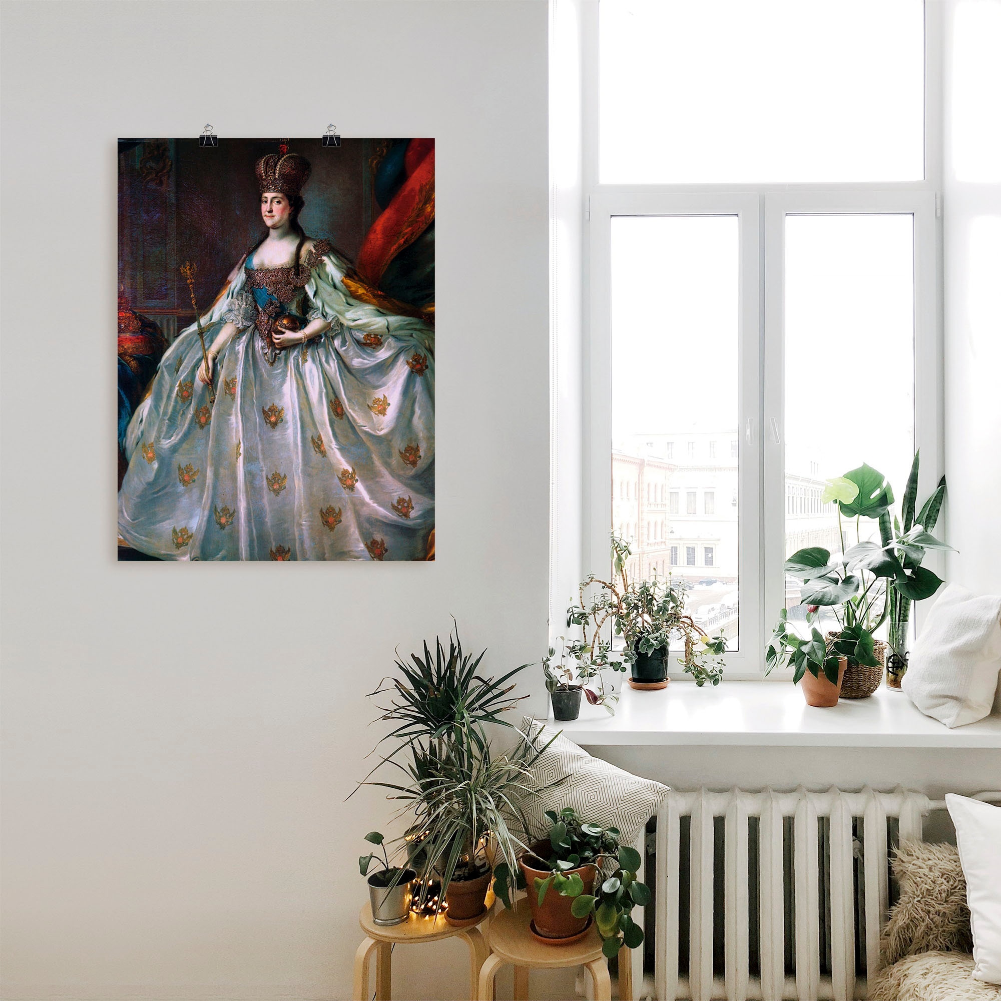 Artland Wandbild »Krönungsporträt der Katharina II.«, Menschen, (1 St.), als Leinwandbild, Poster in verschied. Größen