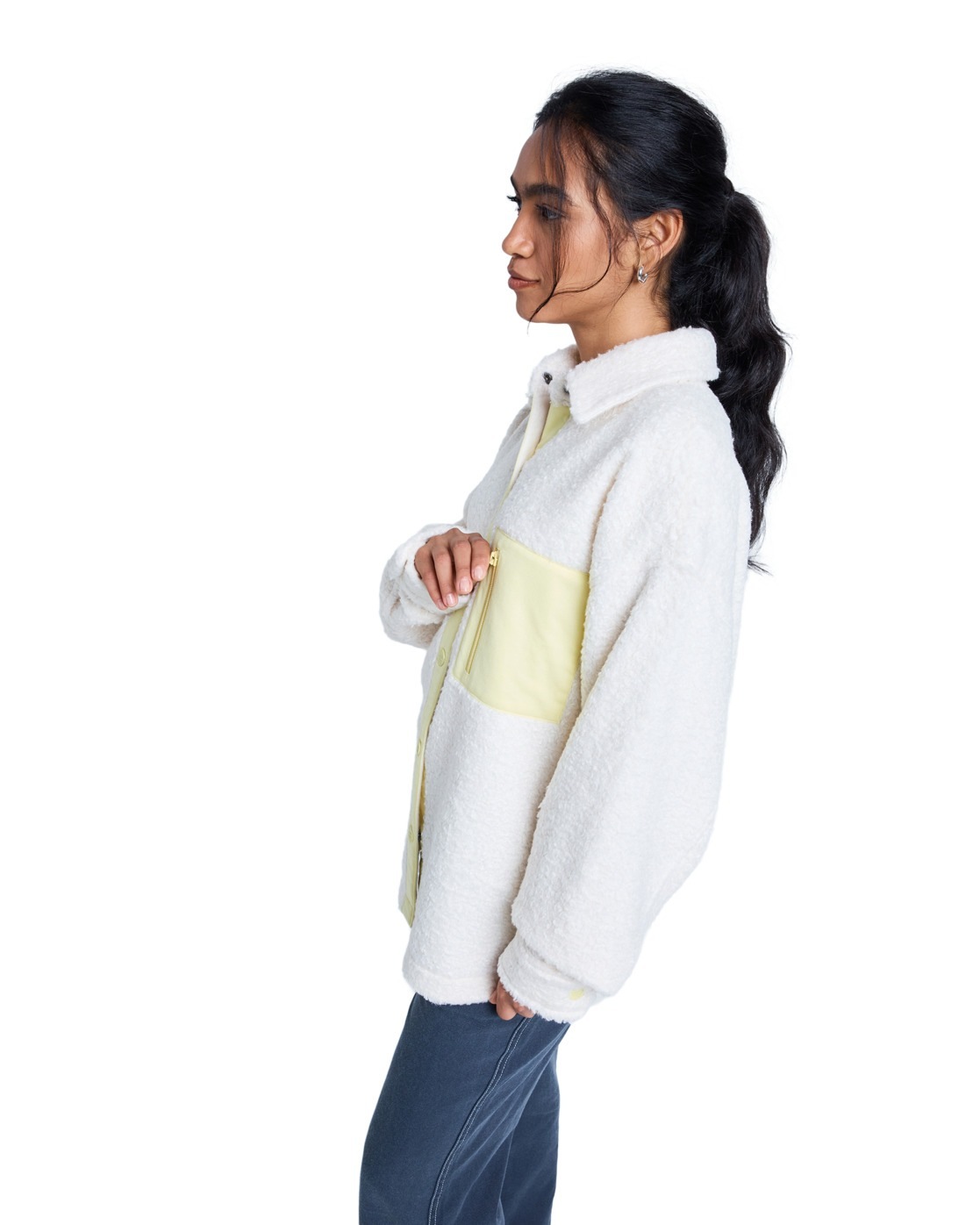 Roxy Strickfleece-Pullover »Polar Shacket«
