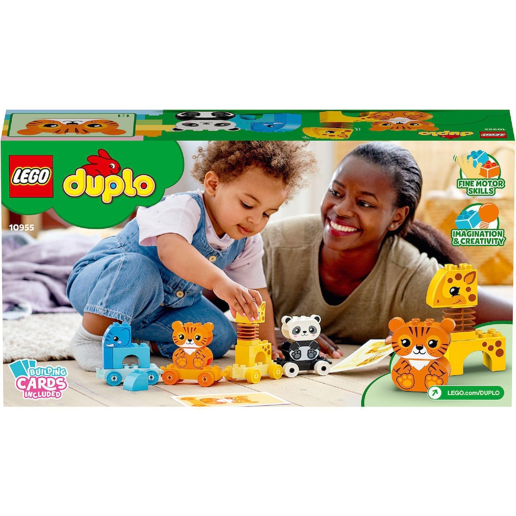 LEGO® Konstruktionsspielsteine »Mein erster Tierzug (10955), LEGO® DUPLO® Creative Play«, (15 St.)