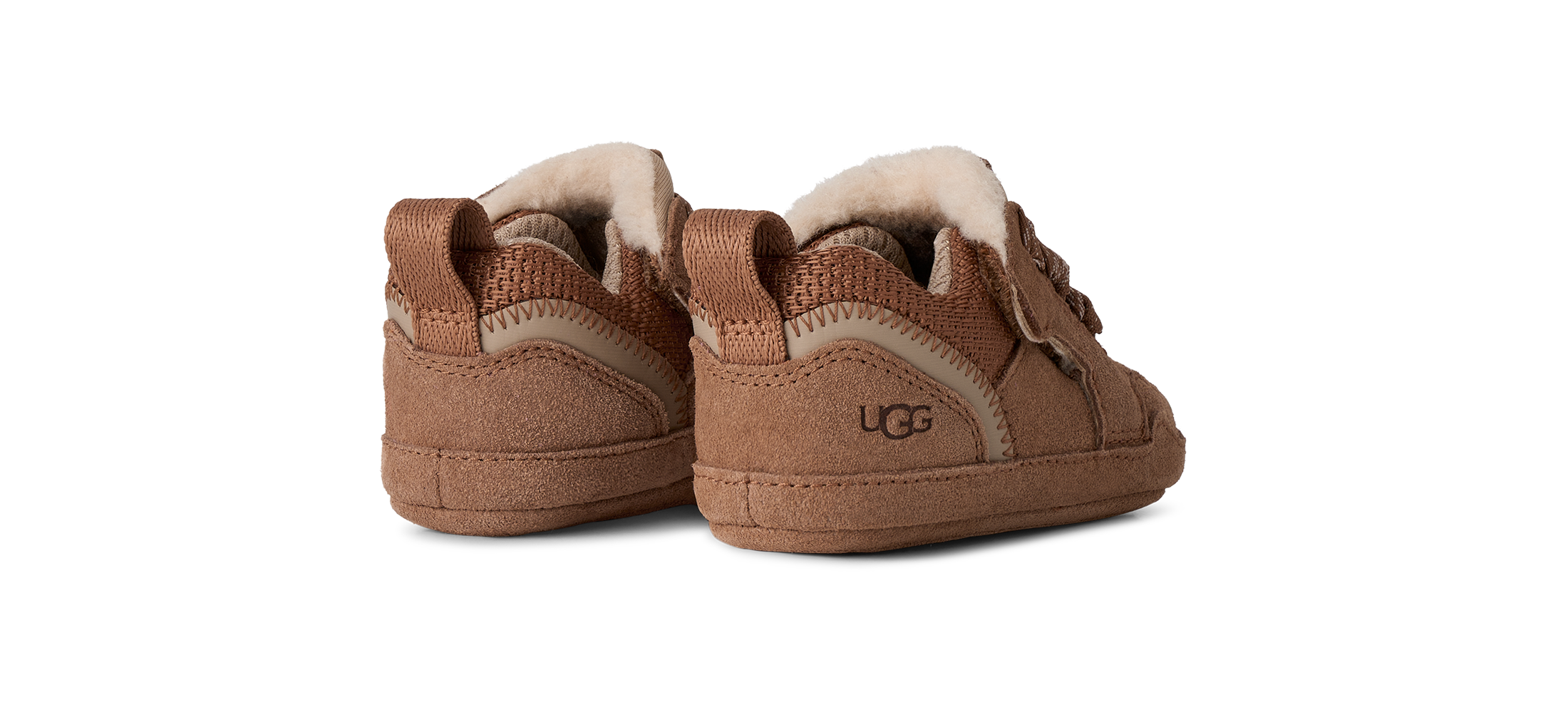 UGG Krabbelschuh »I BABY LOWMEL«  Schnürschuh, Klettschuh mit UGG-Logo auf der Lasche
