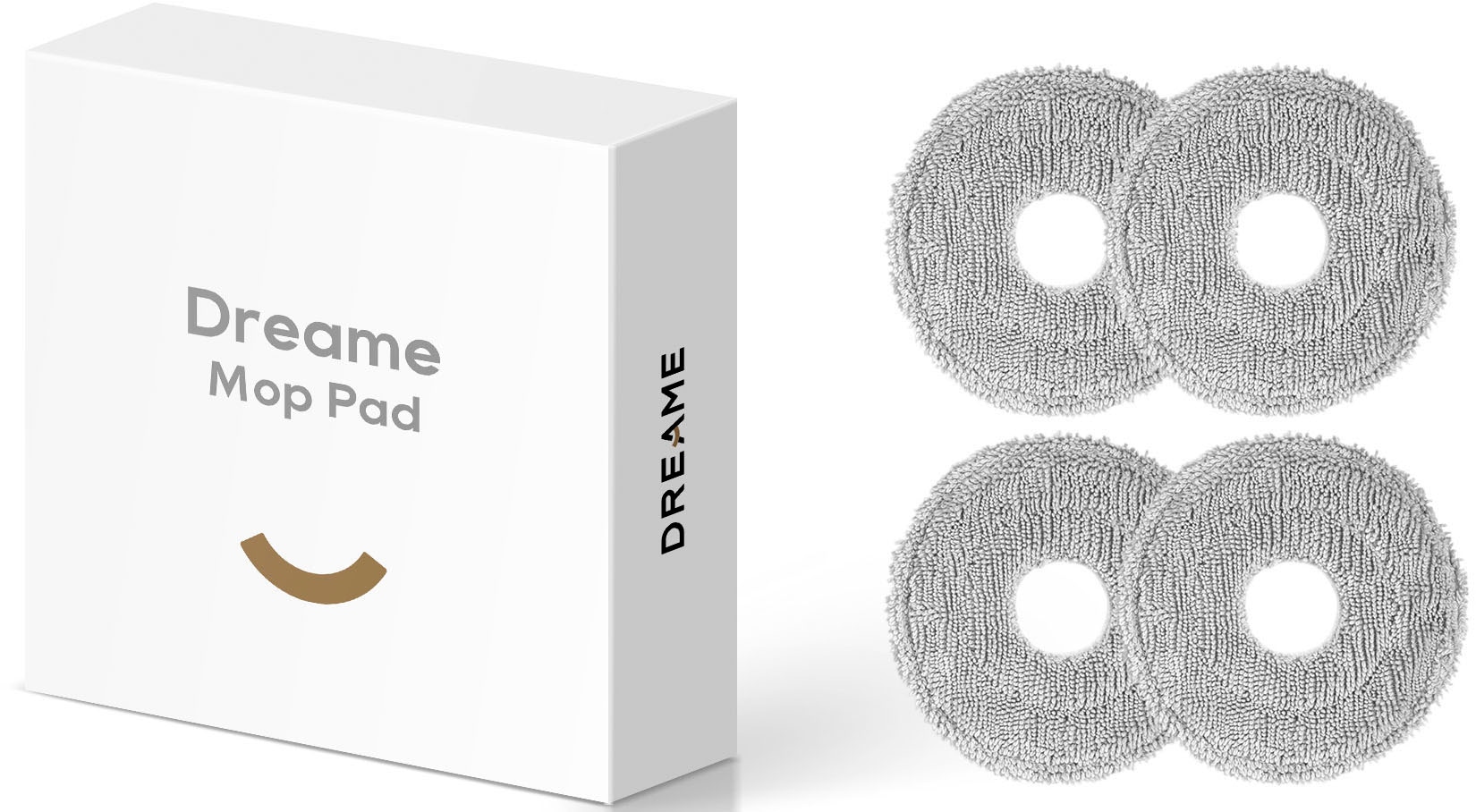 Dreame Moppaufsatz »Wisch Mopp für L10s-und L20 Ultra/L10 Prime/X40 Ultra Complete« ( Packung, 4er-Pack, 4 Stk. tlg. in grau