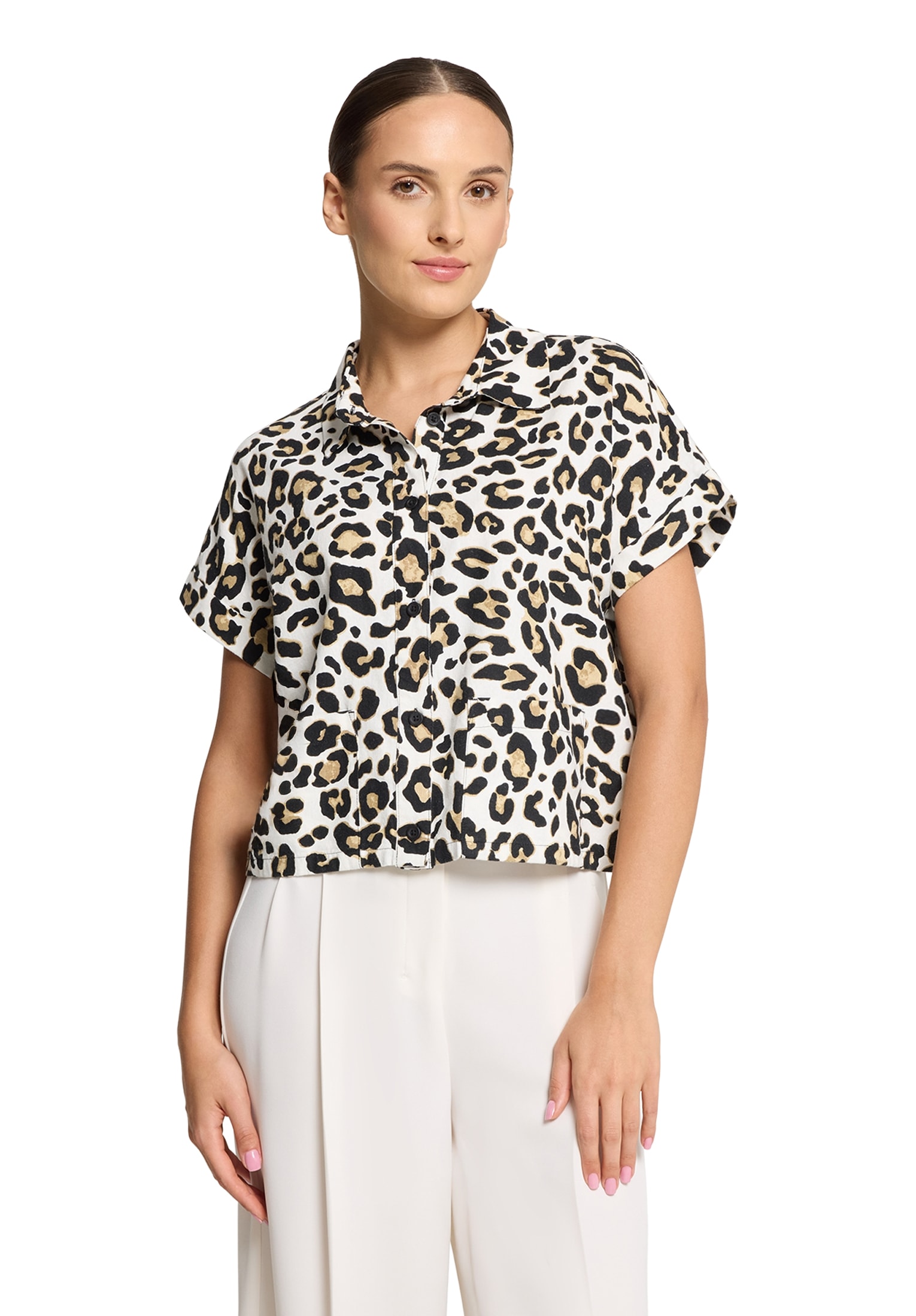 Betty Barclay Hemdbluse »Leinenbluse mit Kragen«