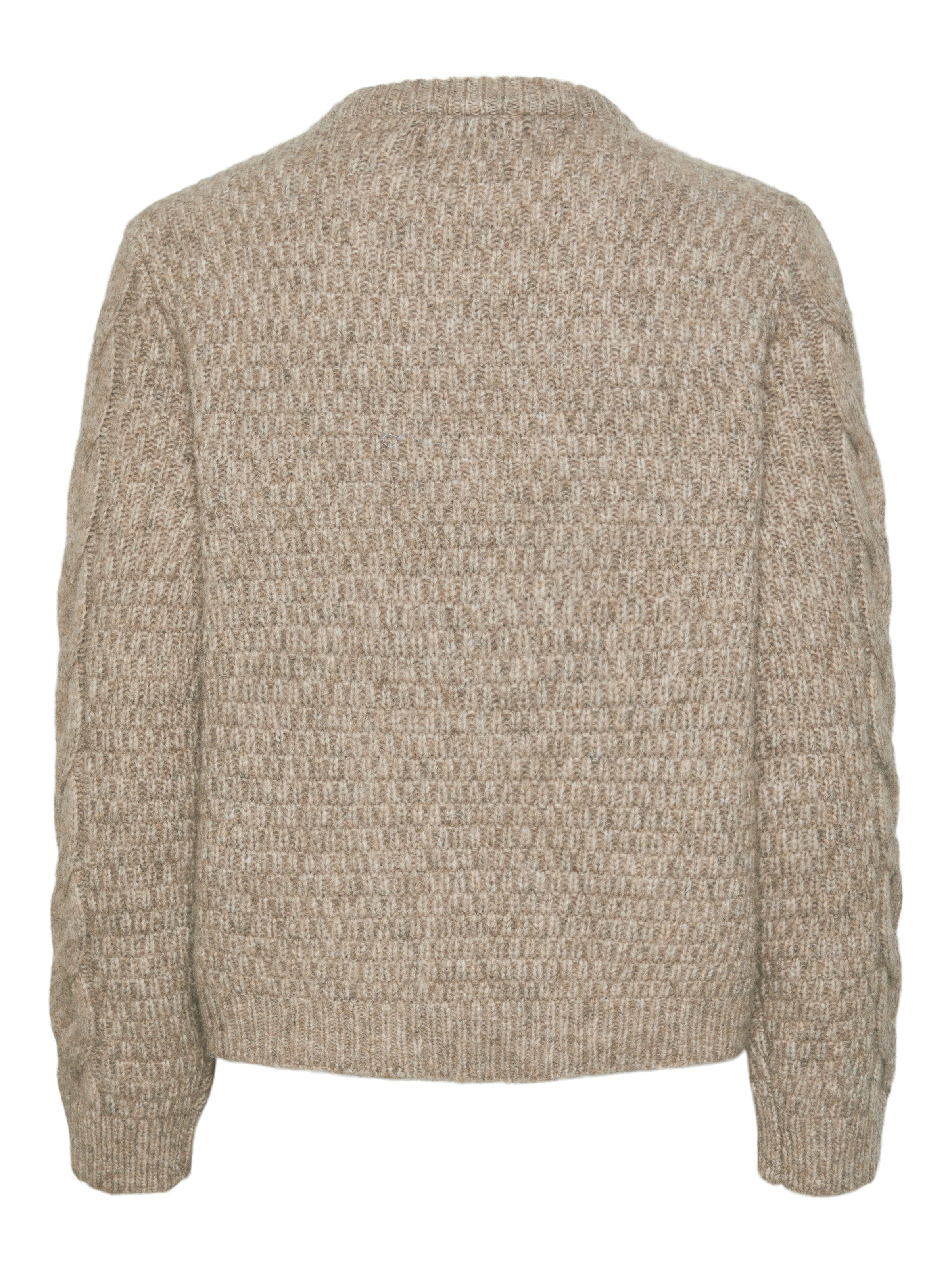 pieces Strickpullover »PCNINA LS O-NECK KNIT NOOS BC«