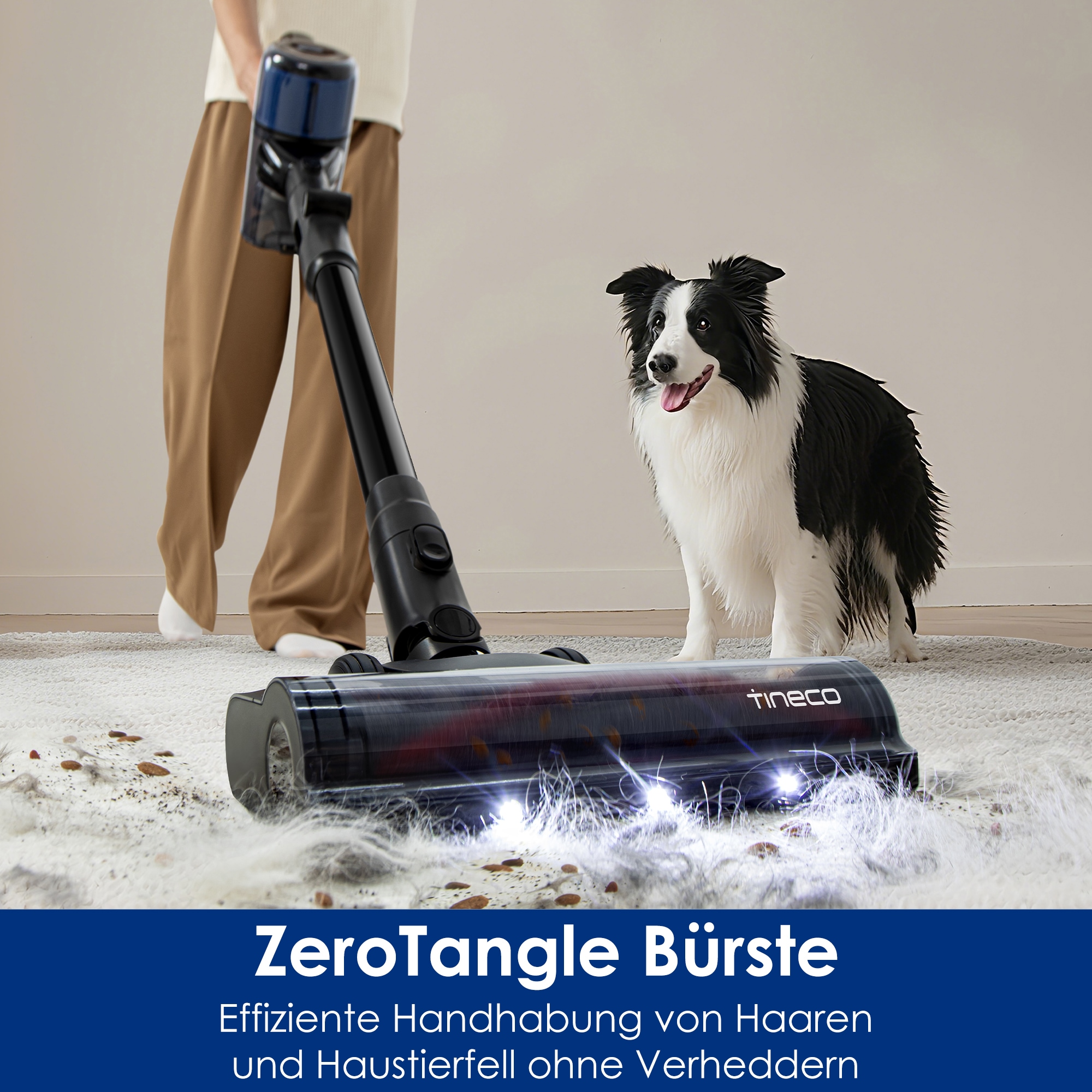 Tineco Akku-Stielstaubsauger »Pure One S30 Pro mit faltbarem Saugrohr und 65 Min Akku« 200W Saugleistung