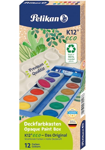 Farbkasten »Deckfarbkasten K12® eco«, Made in Germany; enthält recyceltes Material