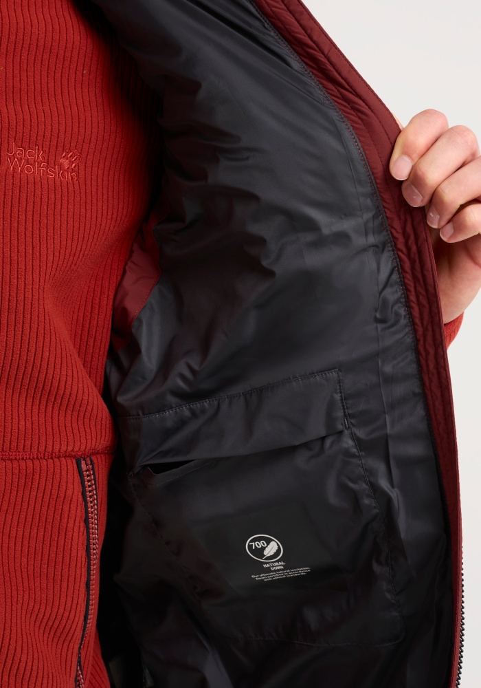 Jack Wolfskin Daunenweste »COLONIUS VEST M RDS« Daunenweste, winddicht, wasserabweisend