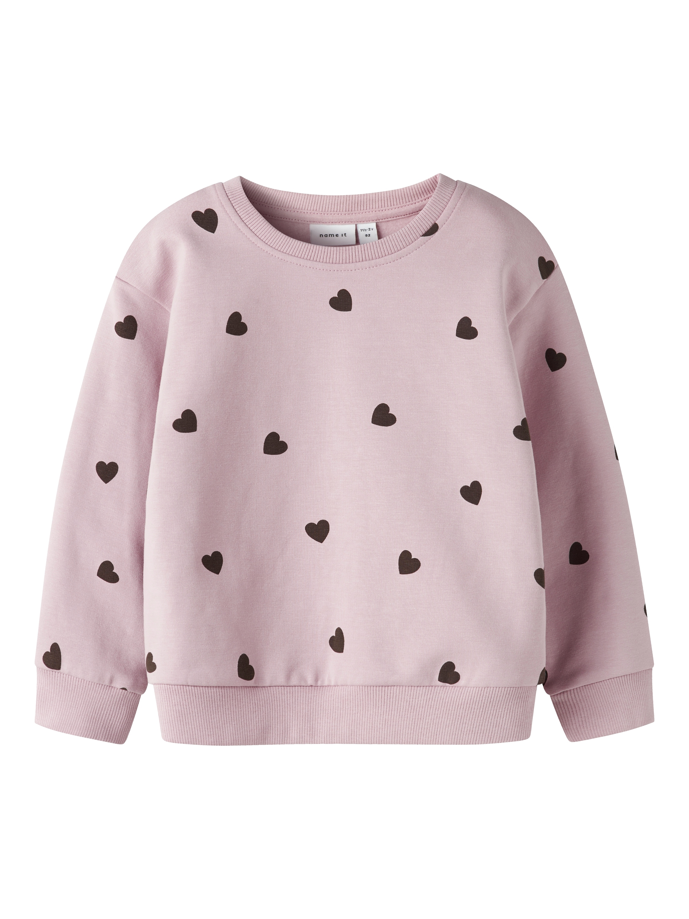 Name It Sweatshirt »NMFNEHEART NREG SWEAT BRU«
