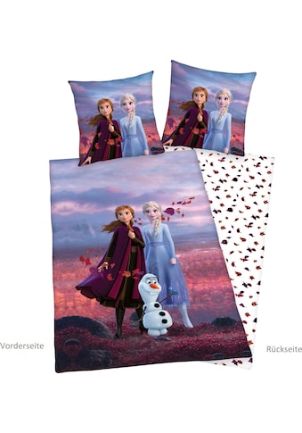Disney Kinderbettwäsche »Disney´s Eiskönigin«, mit tollem Anna und Elsa Motiv kaufen