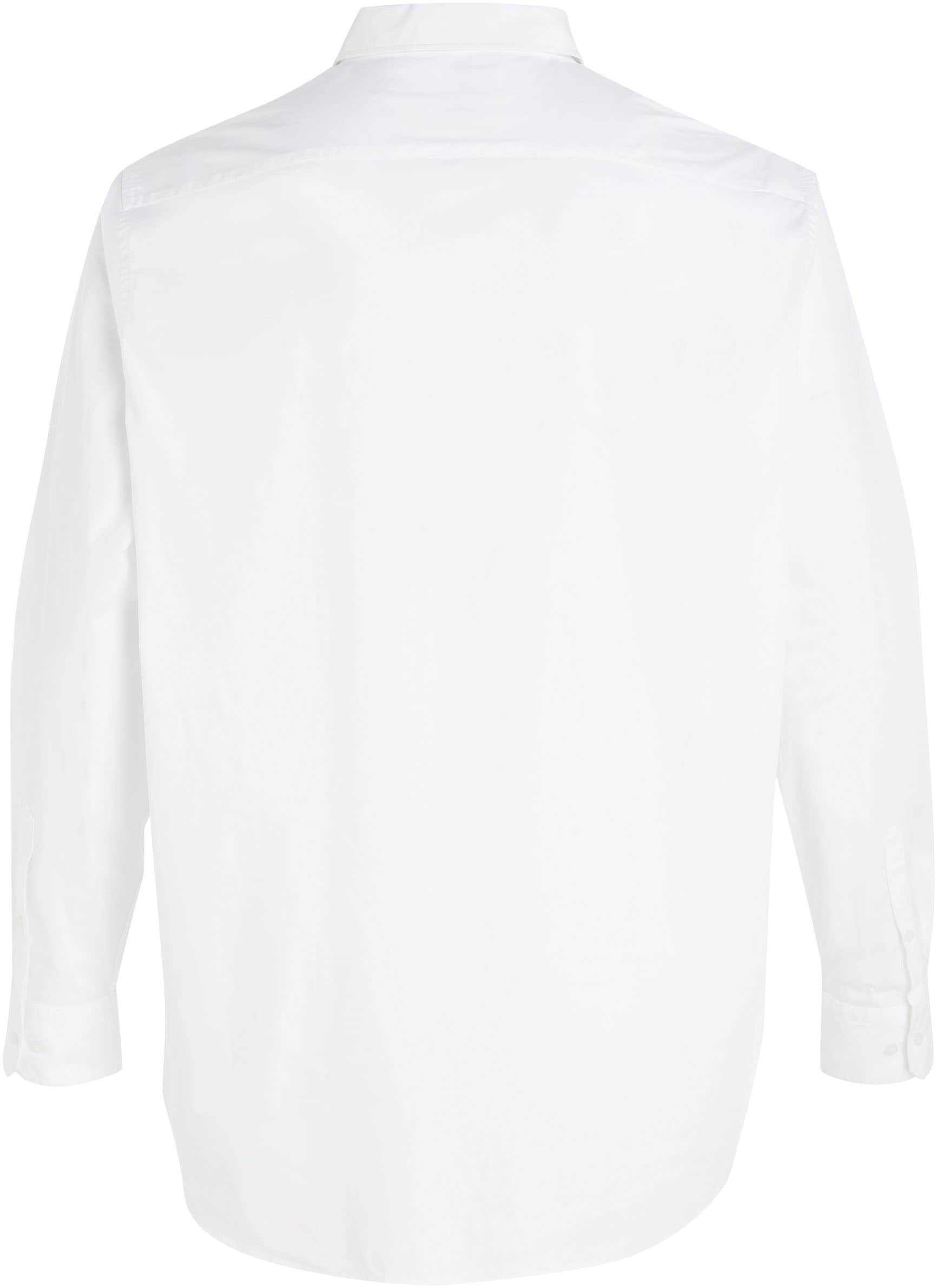 Calvin Klein Big&Tall Langarmhemd »BT_STRETCH POPLIN SLIM SHIRT«, mit  durchgehender Knopfleiste bestellen bei OTTO | Klassische Hemden