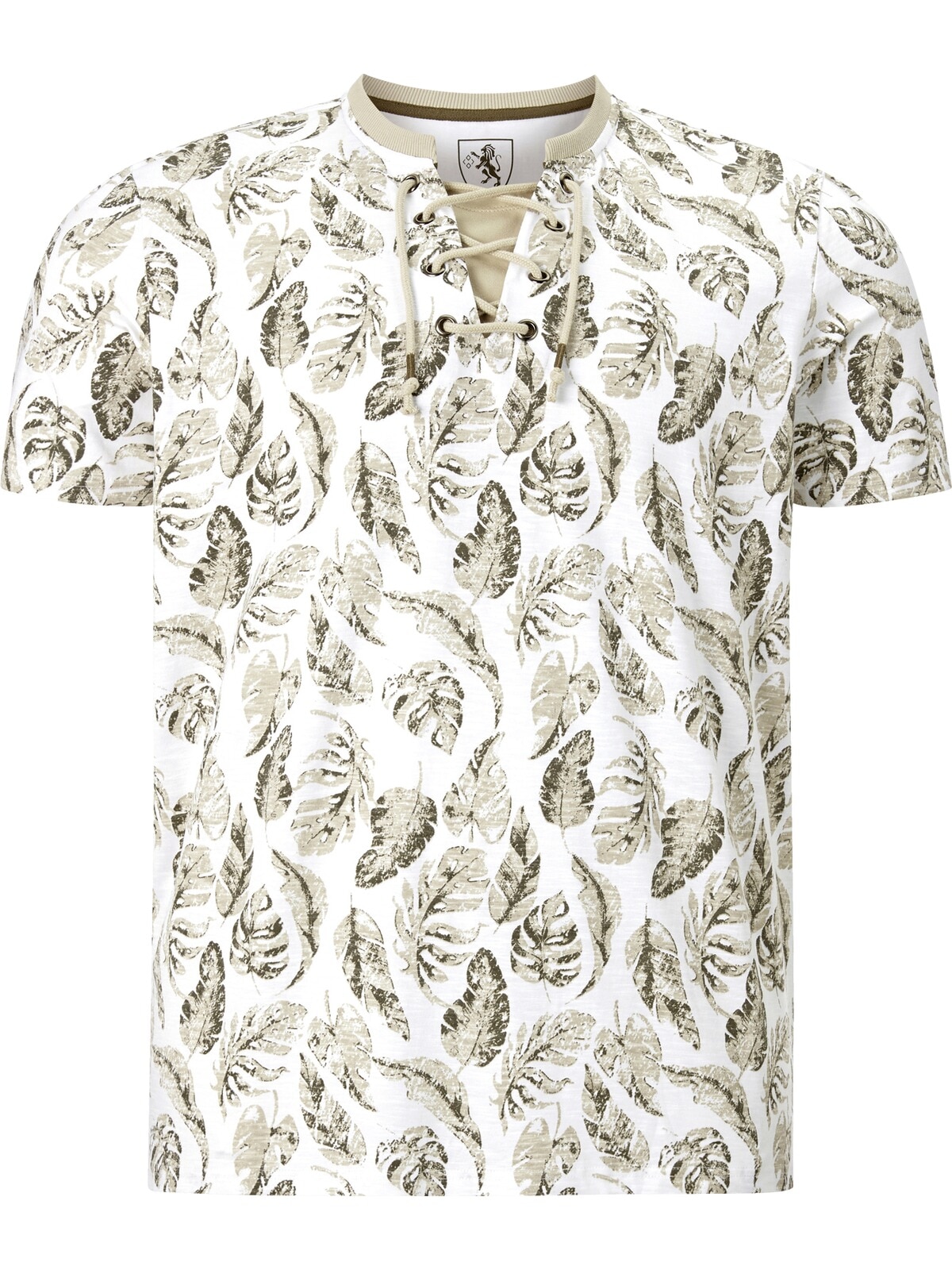 Charles Colby T-Shirt »T-Shirt EARL CRISPIN«, (1 tlg.), mit Schnürung