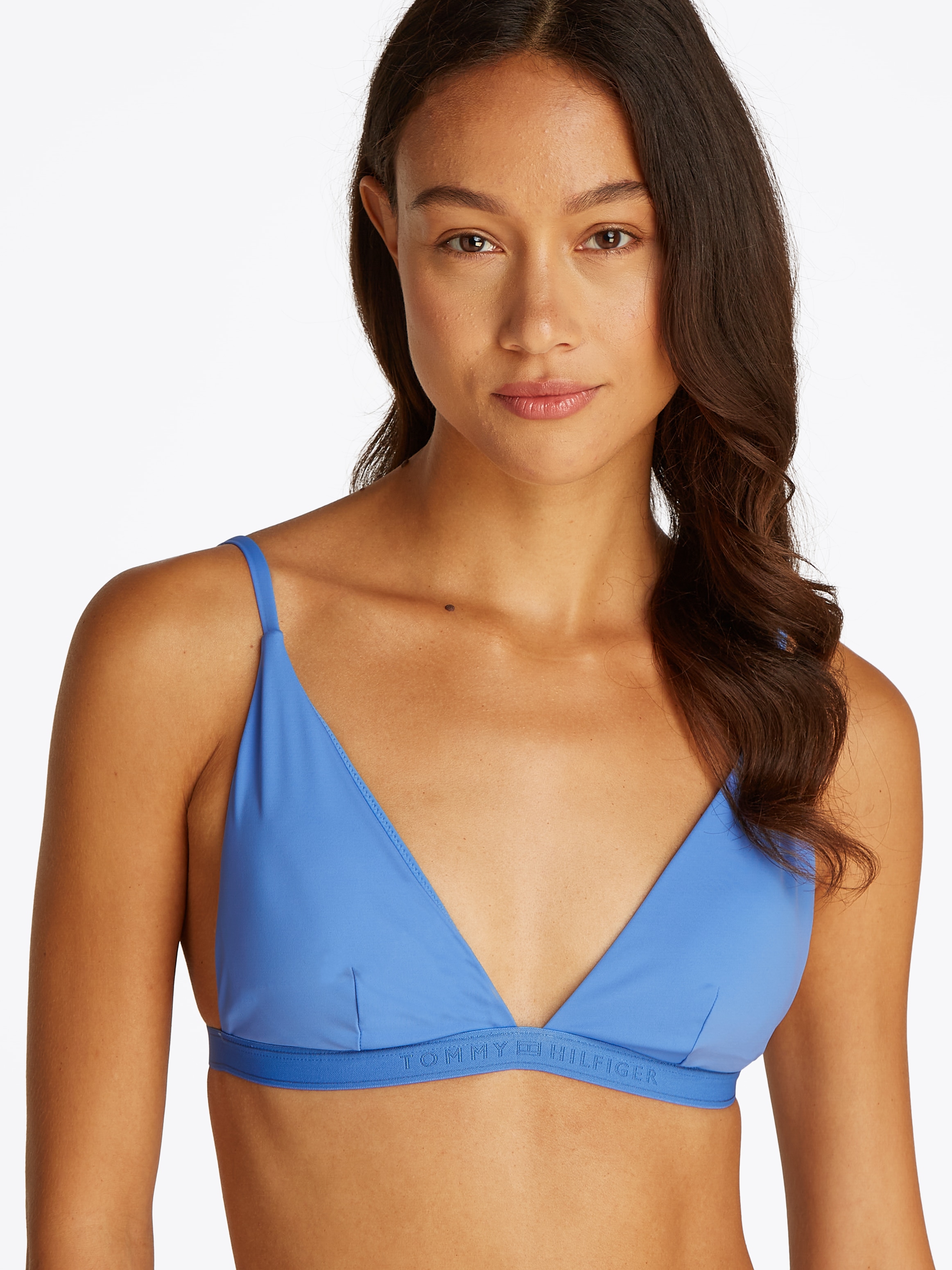 Tommy Hilfiger Swimwear Triangel-Bikini-Top »TRIANGLE FIXED RP«, mit Logoschriftzug