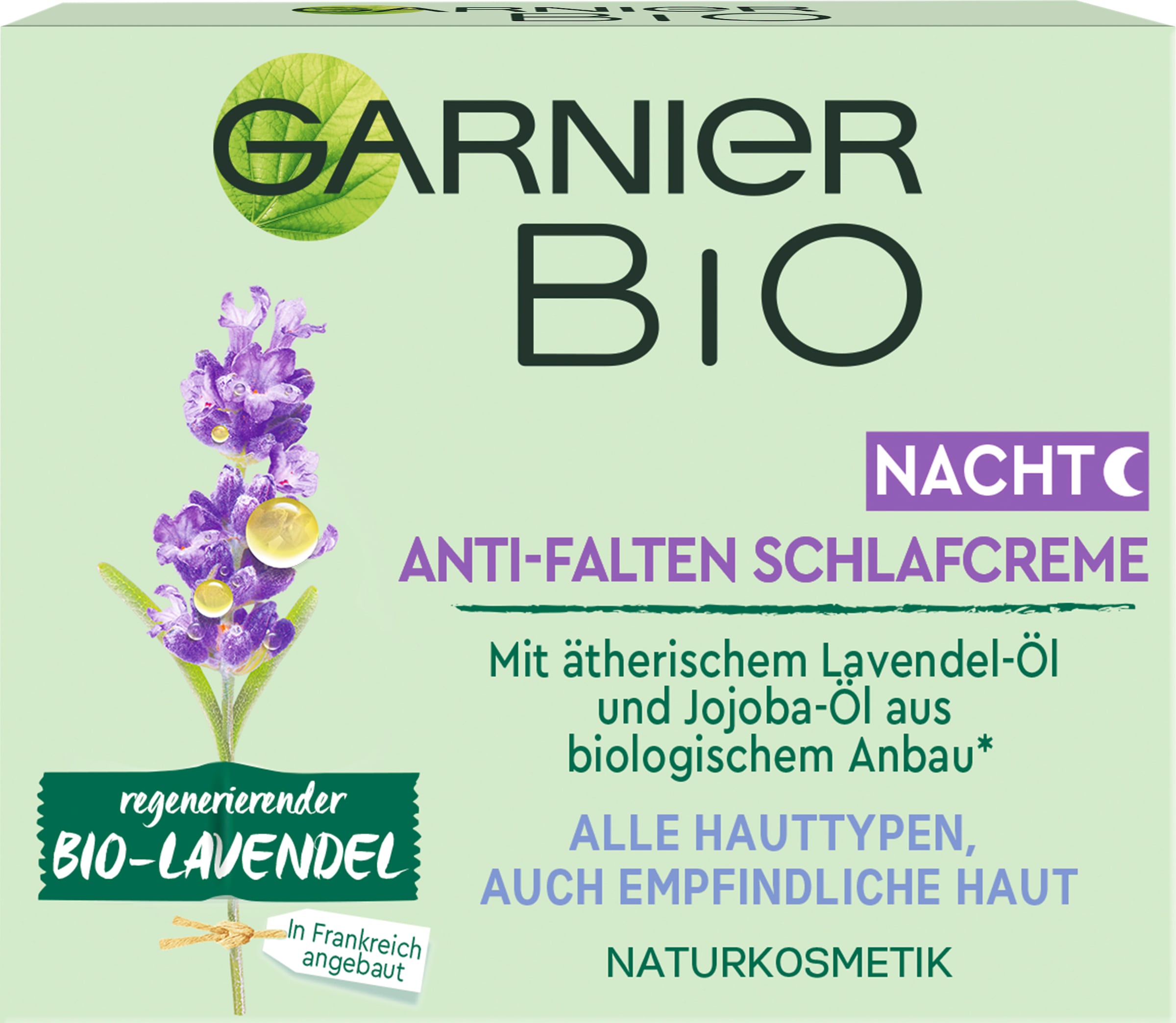 GARNIER Nachtcreme »regenerierender Bio-Lavendel Anti-Falten Schlafcreme«  online bei OTTO