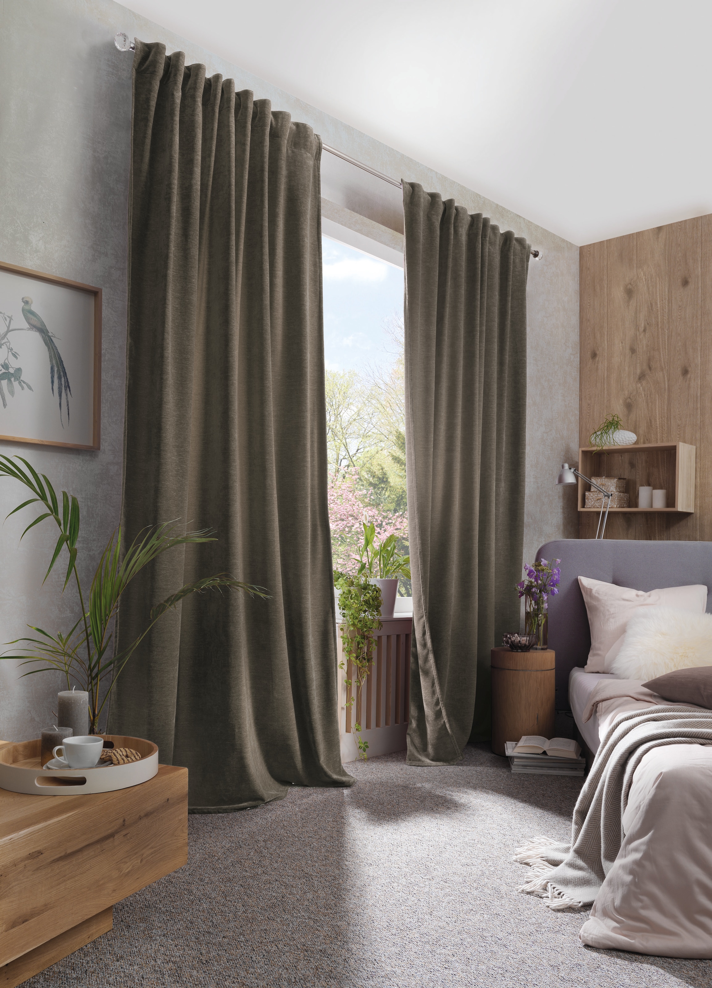 Home Basics Vorhang »WOLLY«, (1 St.), Chenille