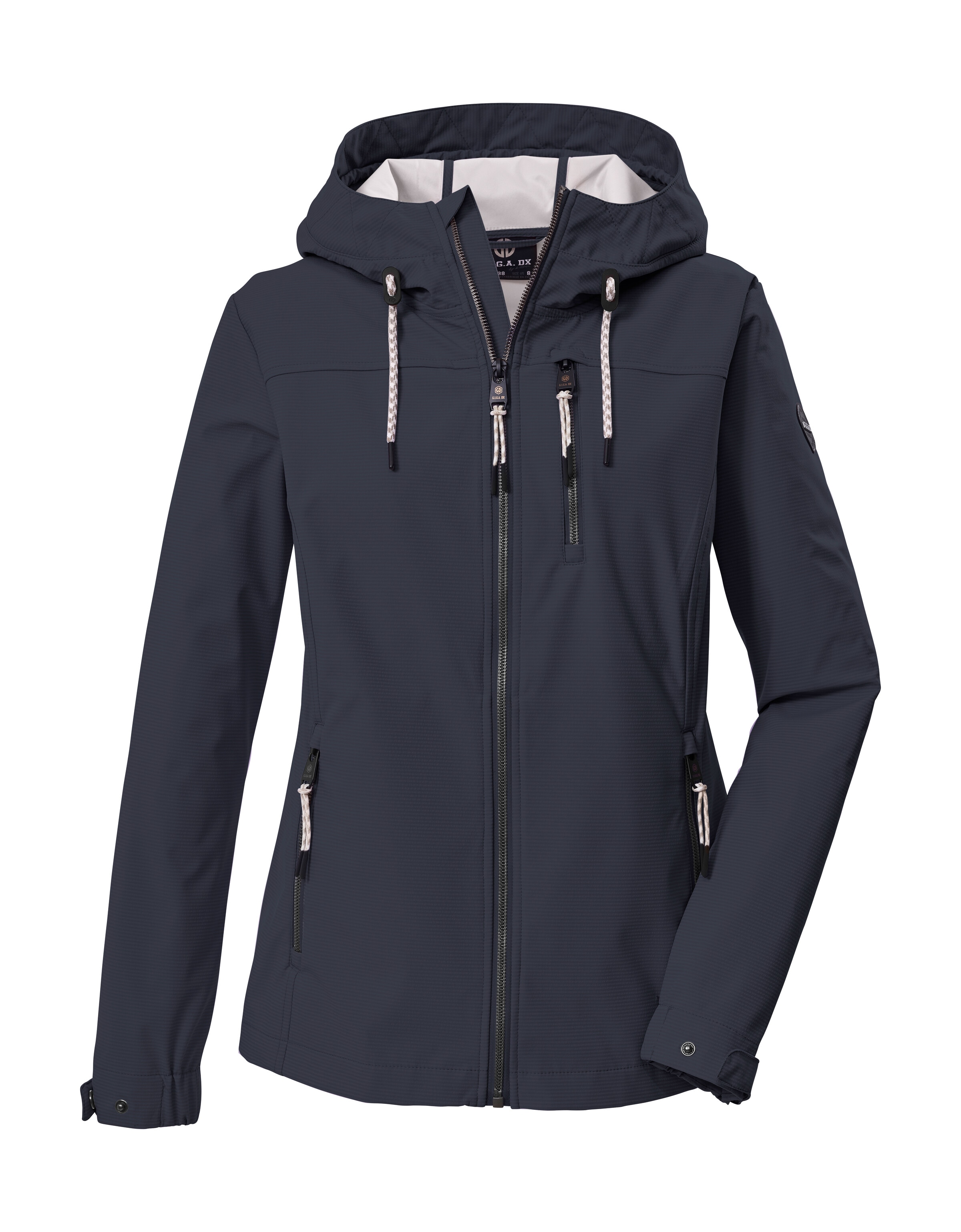 G.I.G.A. DX by killtec Softshelljacke »GS 111 WMN SFTSHLL JCKT« Atmungsaktive, wasserabweisende Damenjacke mit verstellbarer Kapuze