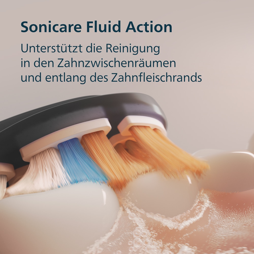 Philips Sonicare Elektrische Zahnbürste »Series 7500« 2 Stk. Aufsteckbürsten mit Drucksensor und 3 Intensitätsstufen, inkl. Reiseladeetui