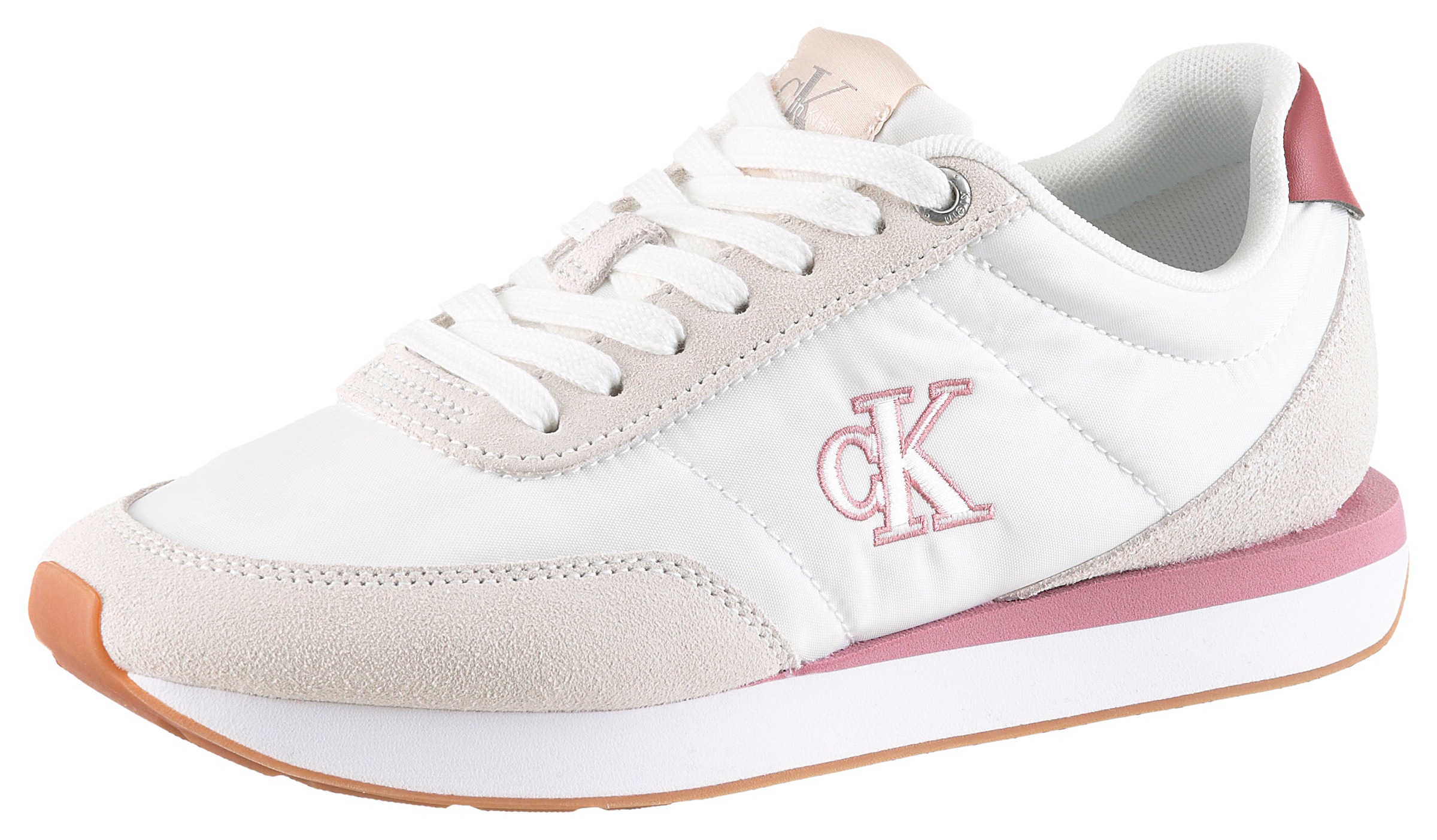 Calvin Klein Keilsneaker »RETRO RUNNER ESS MIX MAT«  Schnürschuh, Halbschuh, Freizeitschuh mit leichter Laufsohle