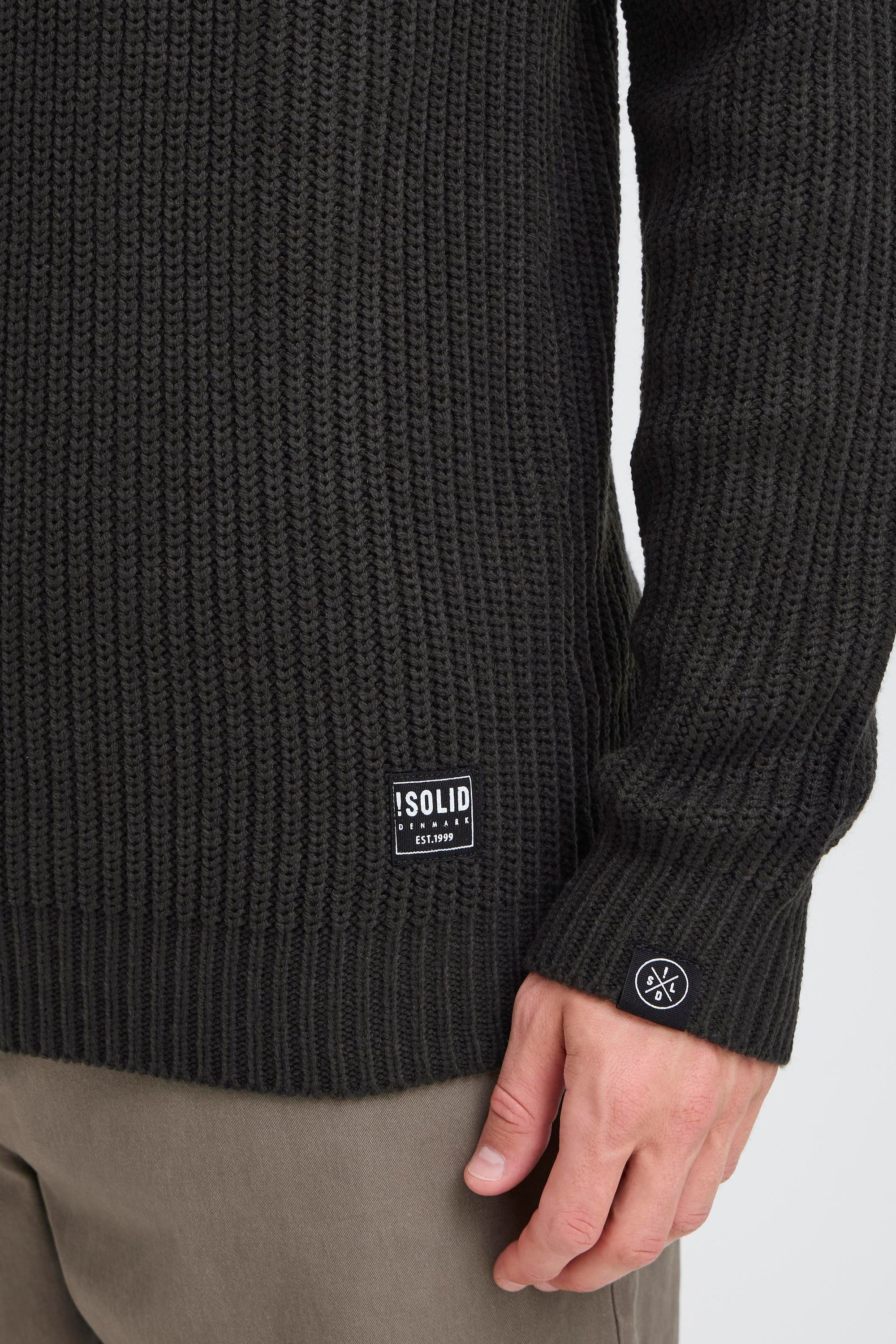 !Solid Strickfleece-Pullover »Strickpullover SDARON«