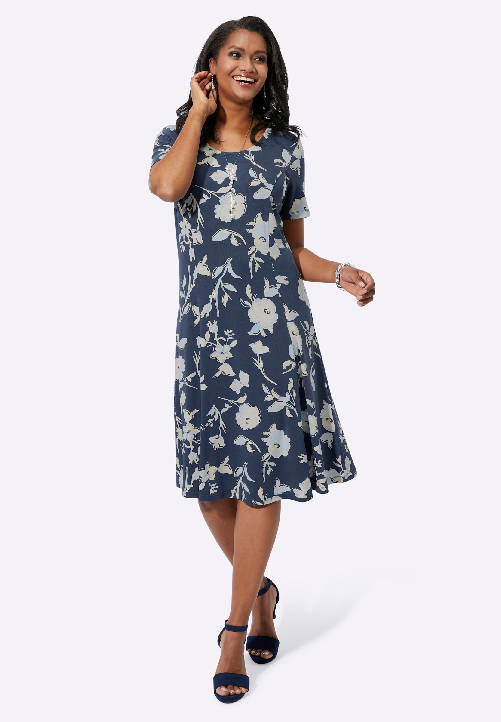Witt Shirtkleid »Jersey-Kleid Jerseykleid in leichter A-Form« Ohne Tasche