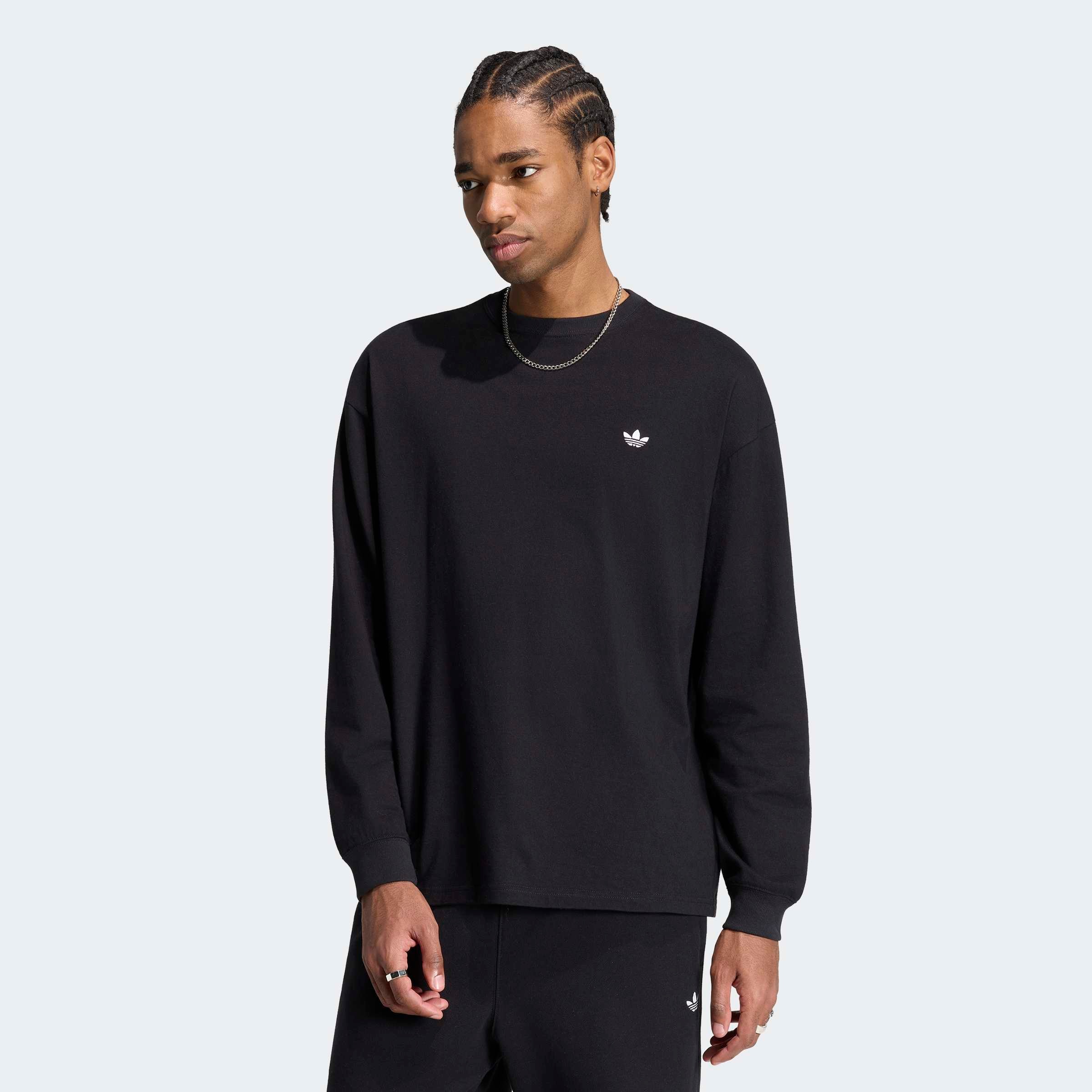 adidas Originals T-Shirt »ESS LS TEE« mit Rundhalsausschnitt, in normaler Länge, Kurzarmdesign