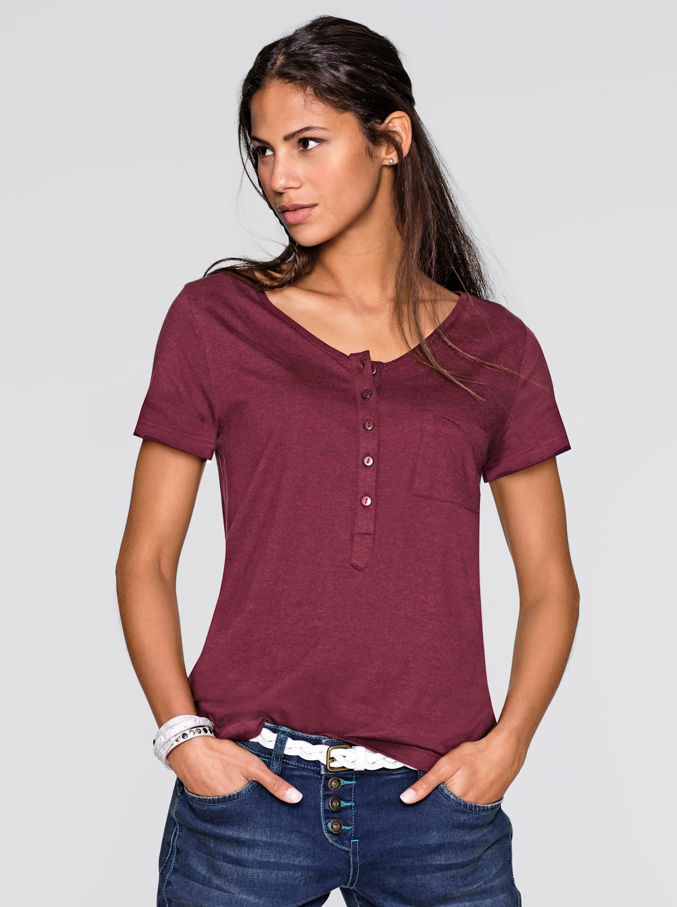 Inspirationen Kurzarmshirt »Shirt« 1 tlg.