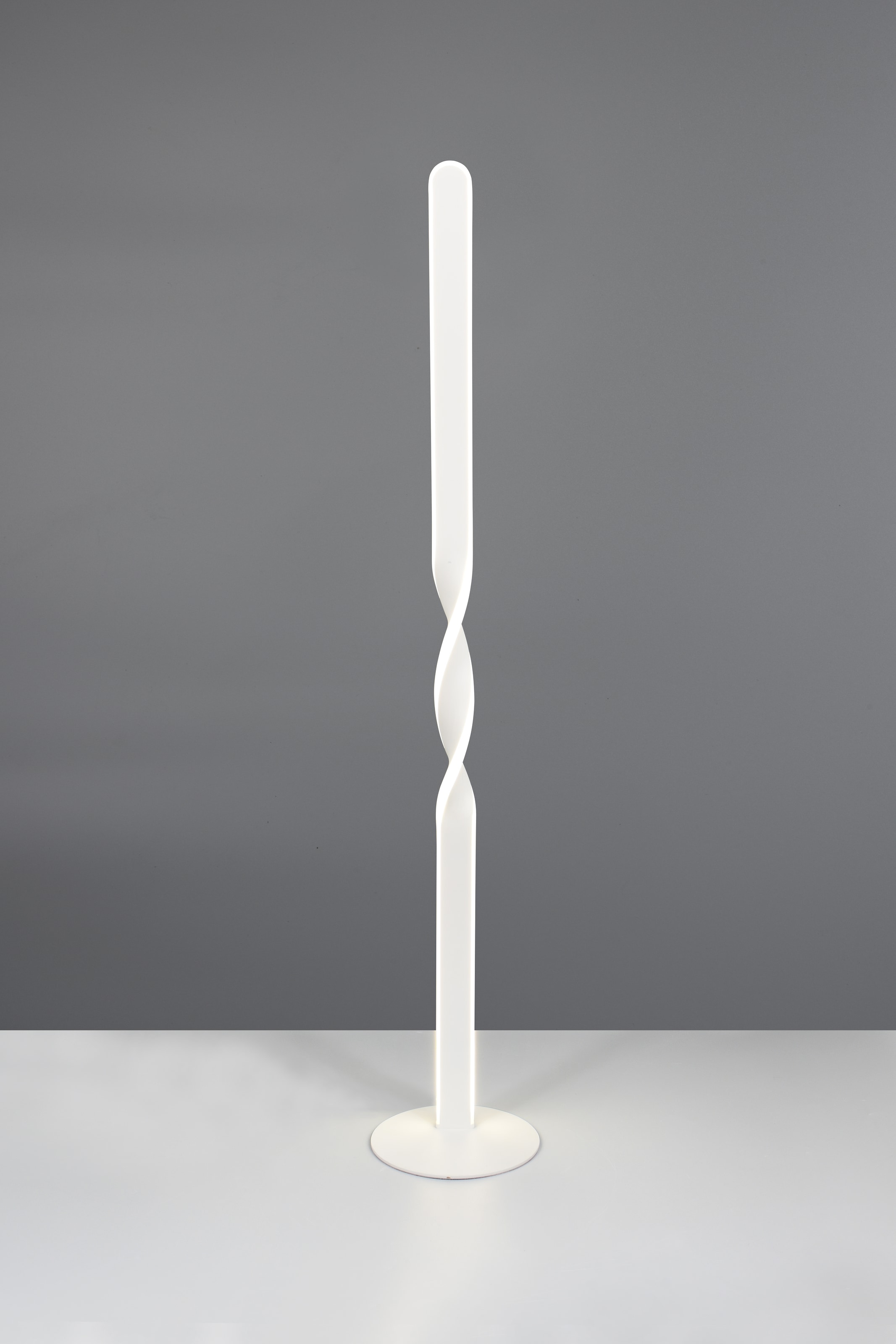 REALITY Leuchten LED Stehlampe »GINKO, LED Stehleuchte mit 19W 2100 Lumen 4000K kaltweiß« LED-Board 1 Stk. Kaltweiß Stehlampe mit Fußschalter + 180cm Kabel, Höhe 110 cm Ø 20cm