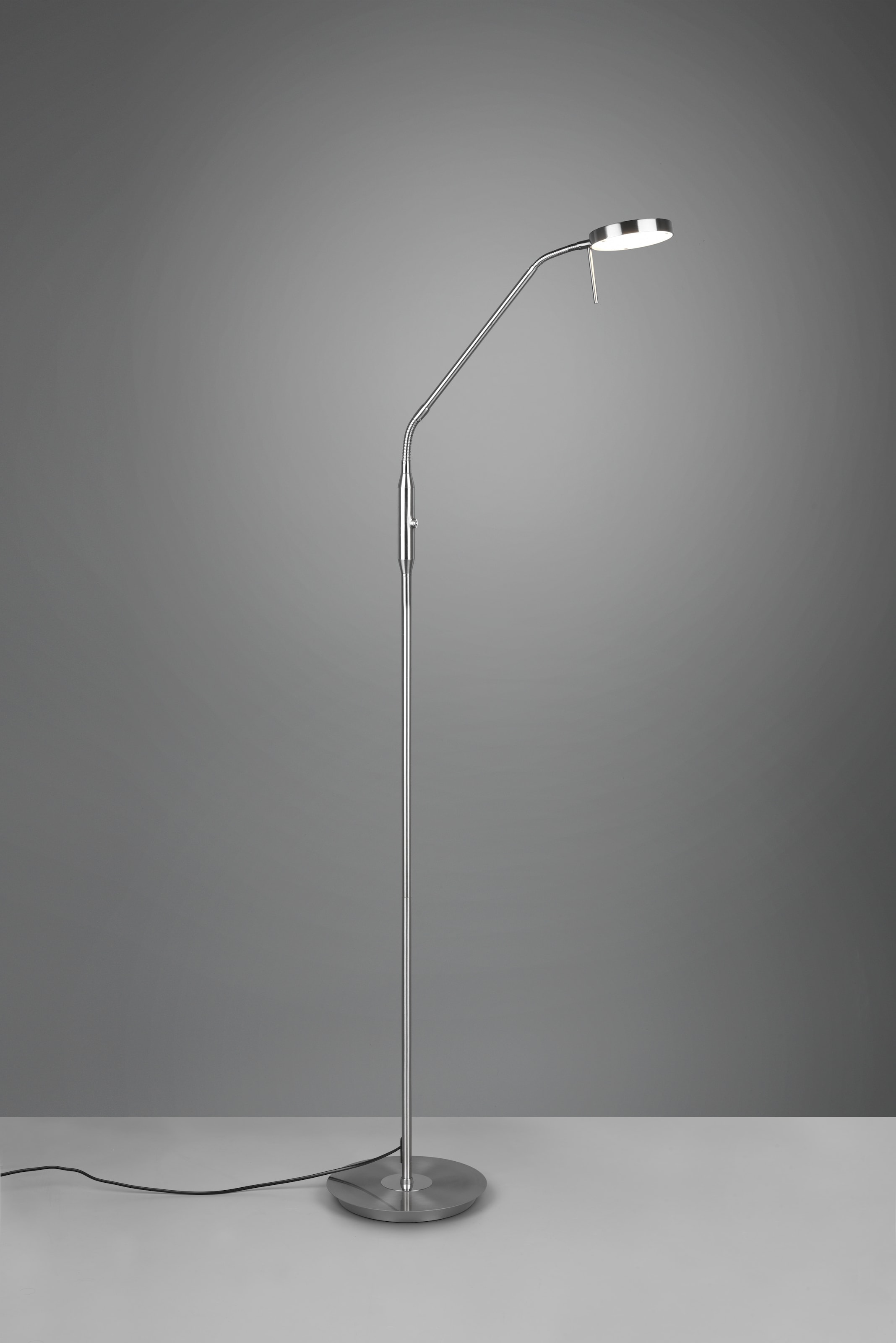 TRIO Leuchten LED Stehlampe »MONZA, Stehleuchte mit Sensordimmer Lichtfarbe einstellbar 2300-4000K«, 1 flammig, Leuchtmittel LED-Board | LED fest integriert, Leuchtenkopf flexibel verstellbar Memoryfunktion Höhe 145-160 cm