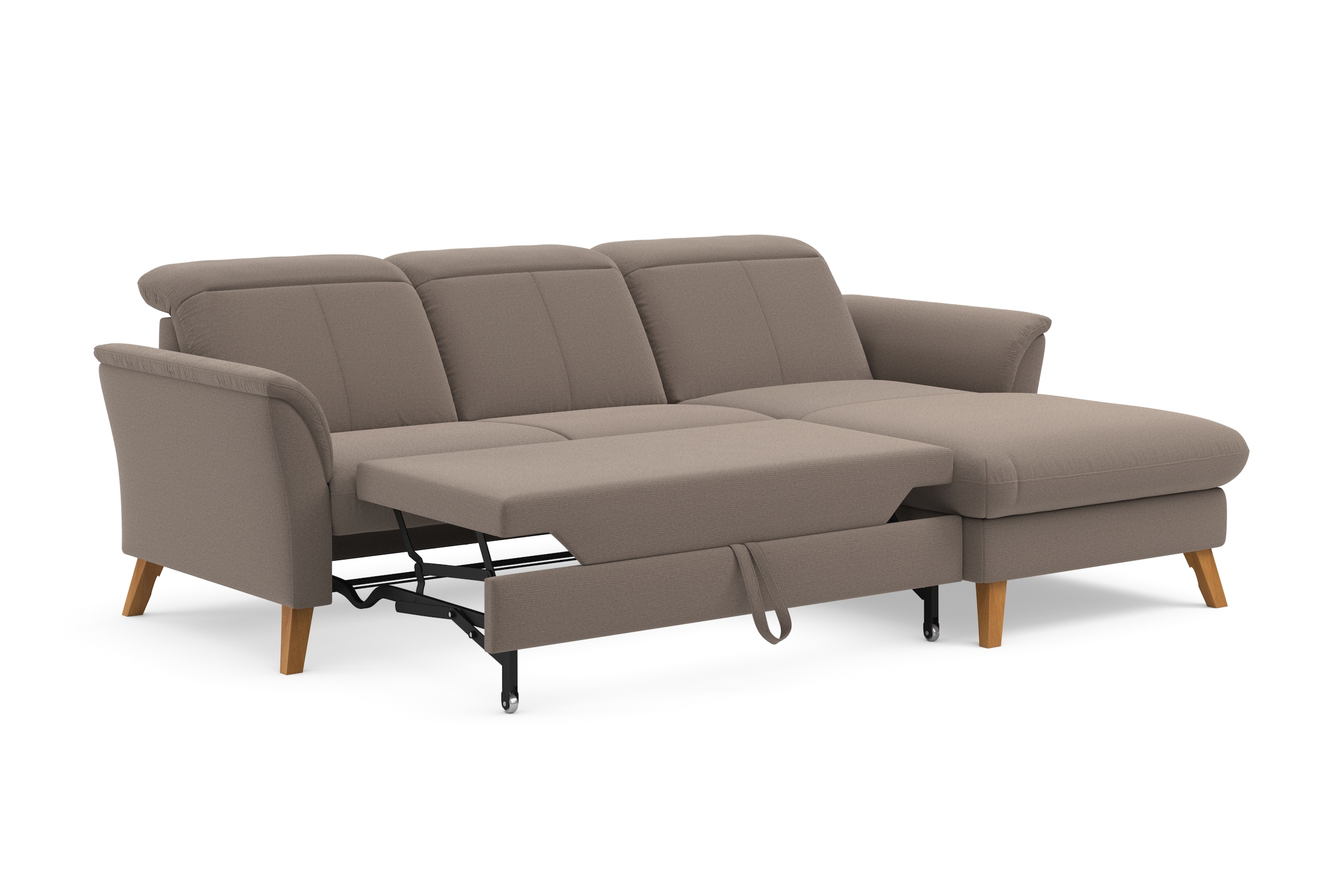 sit&more Ecksofa »Romero L-Form«, wahlweise mit oder ohne Relax-Funktion, Bettfunktion, Bettkasten
