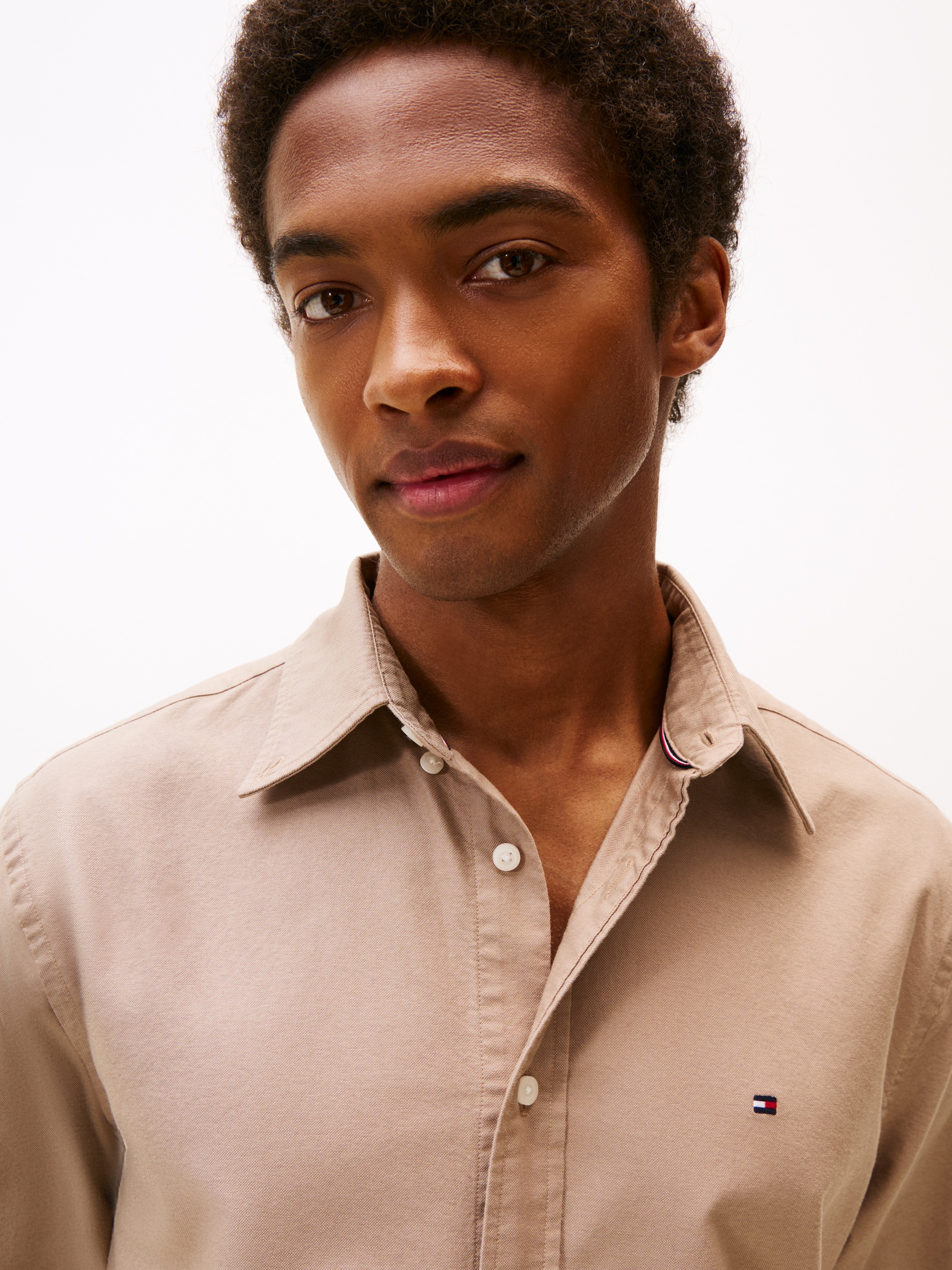 Tommy Hilfiger Langarmhemd »SOLID HERITAGE OXFORD RF SHIRT«