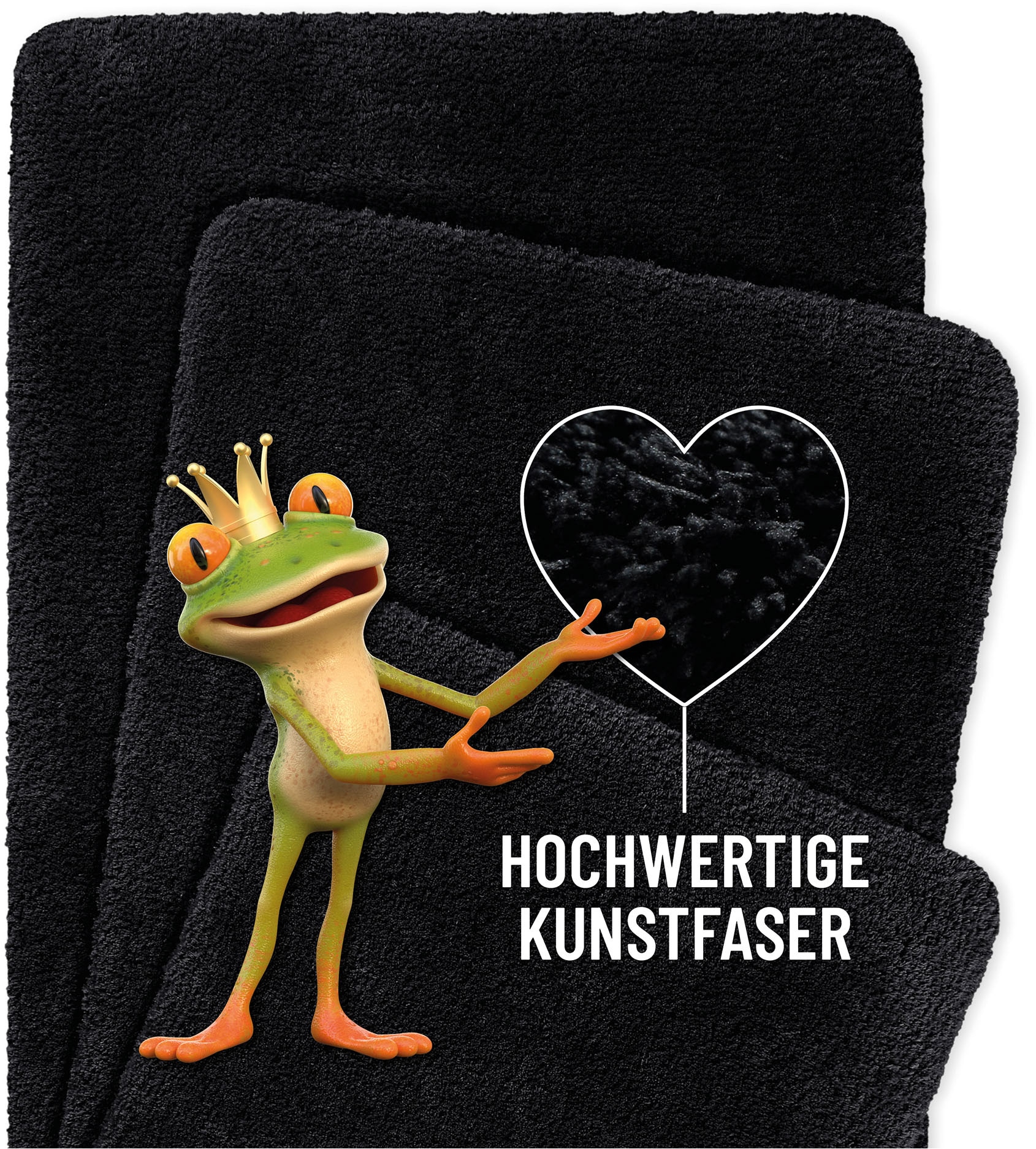 Homie Living »Porto Azzurro« Höhe 30 mm rutschhemmend beschichtet fußbodenheizungsgeeignet | schnell trocknend Badteppich, uni, rechteckig & rund, waschbar, Badezimmerteppich