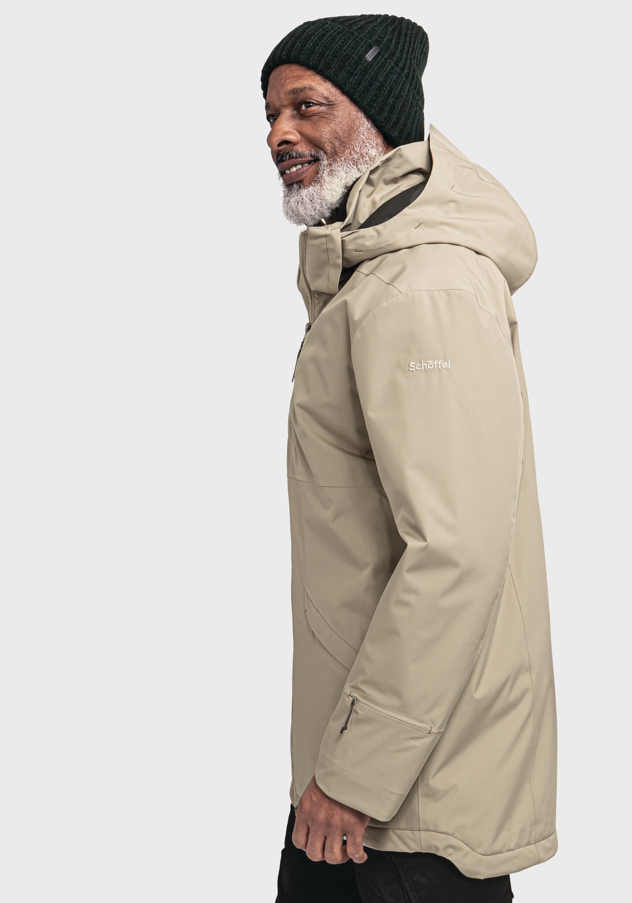 Schöffel Langjacke »Urban Ins Parka Style Malkay MNS«, mit Kapuze