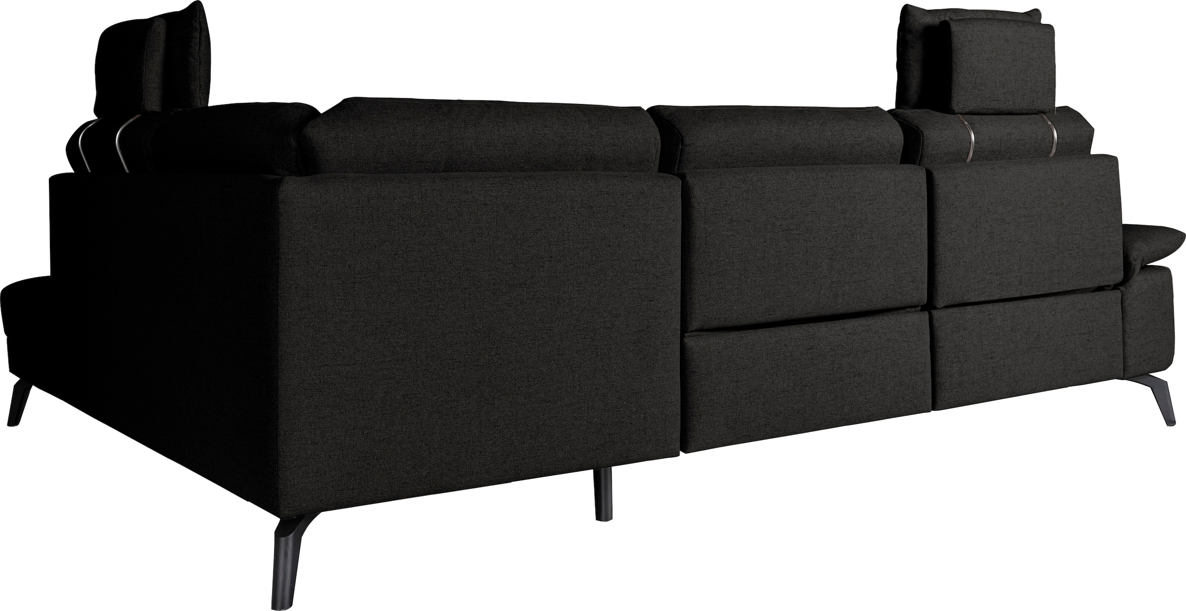 alina Ecksofa, inkl. Kopfstützen, wahlweise mit Relaxfunktion, Breite: 243 cm