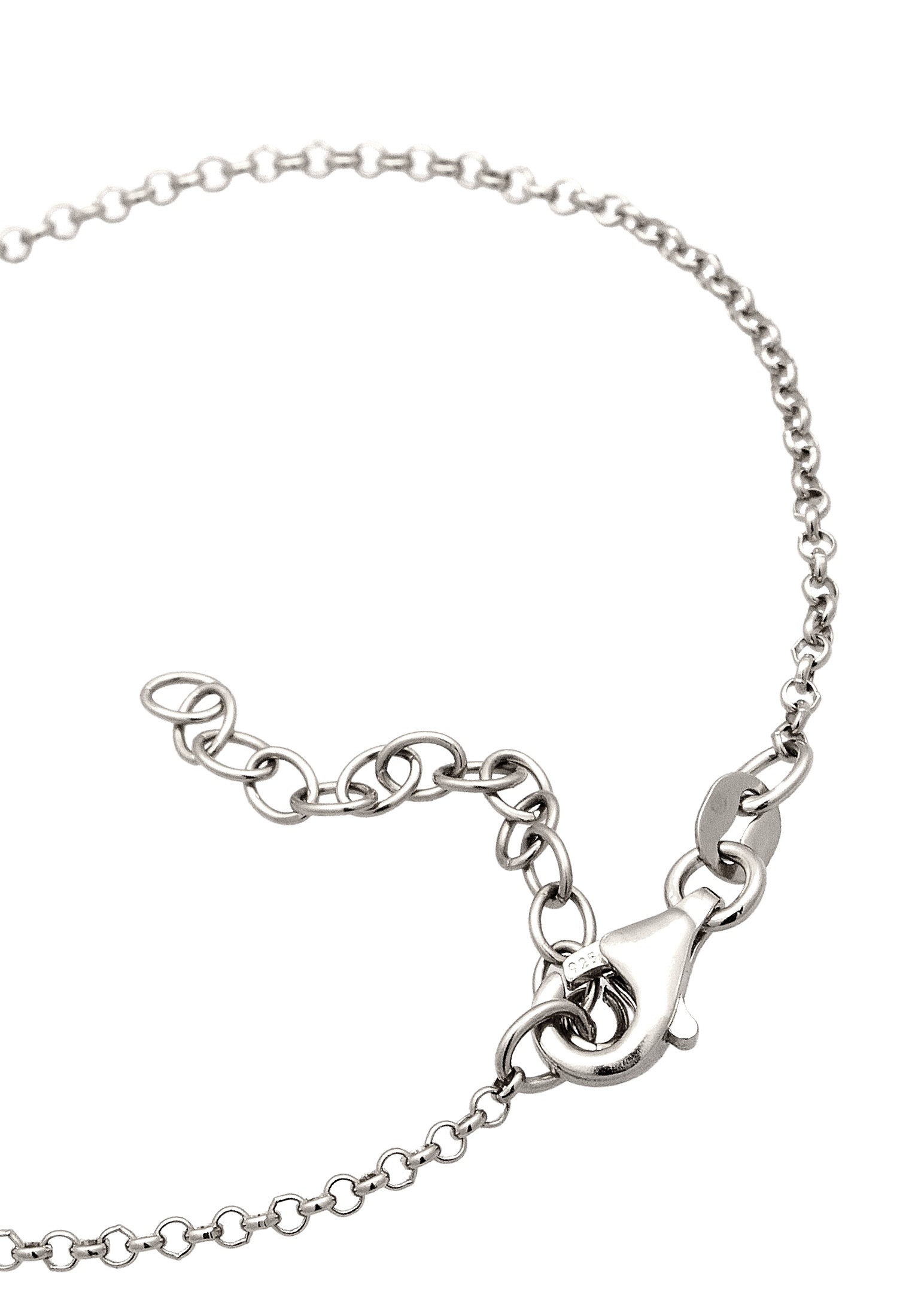 Elli Armkette »Armband Flugzeug Weiß 925 Sterling Silber, mit Kristallen von Swarovski®«