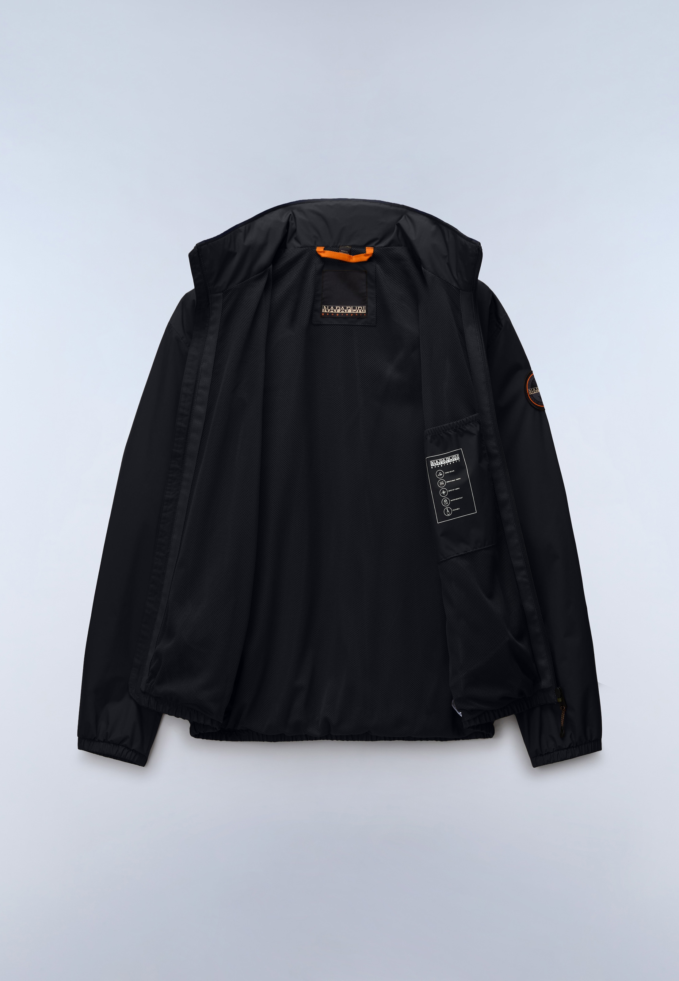 Napapijri Windbreaker sportlicher Stil, mit Reißverschluss, für Sport und Freizeit
