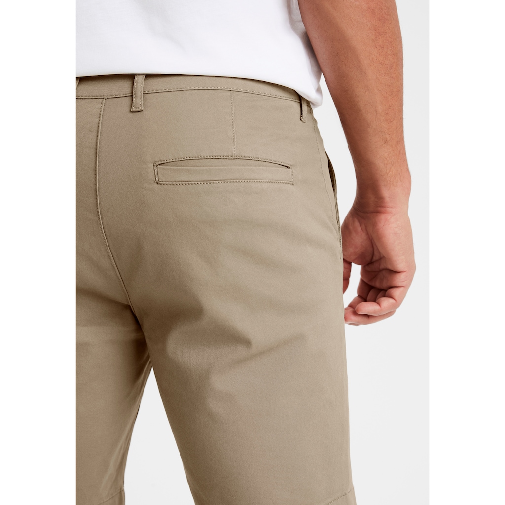 H.I.S Chinoshorts, Shorts mit normaler Leibhöhe aus elastischer Baumwoll-Qualität