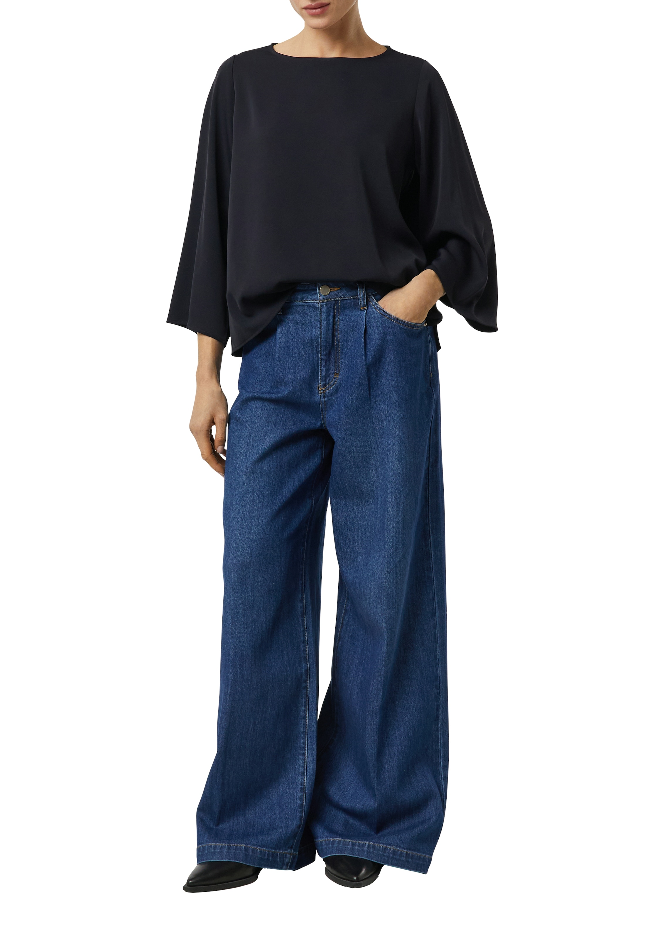 Comma Shirtbluse 3/4-Arm mit weiten Ärmeln