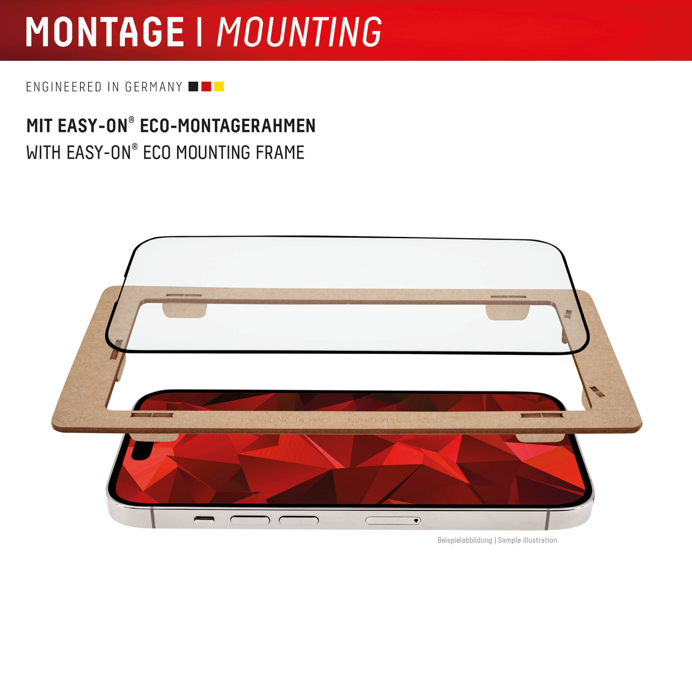 Displex Displayschutzglas »Premium Glass Screen Protector Full Cover« für Apple iPhone 17;Apple iPhone 17 Pro Displayschutzfolie, Schutzfolie, Bildschirmschutz, kratz- & stoßfest