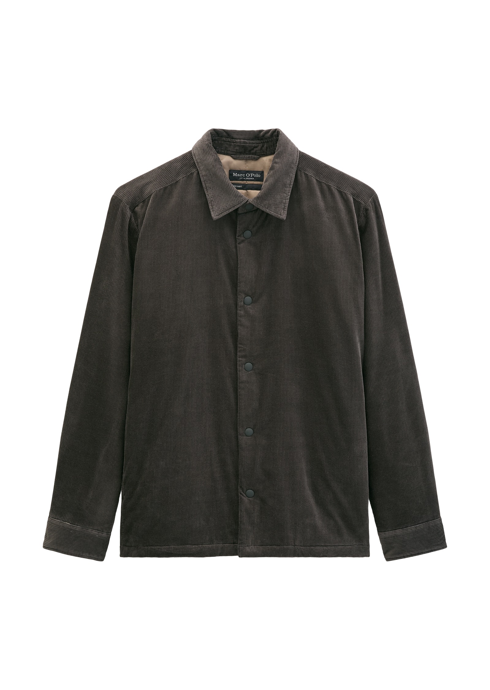 Marc O'Polo Hemdjacke Cord-Overshirt regular mit leichter Wattierung