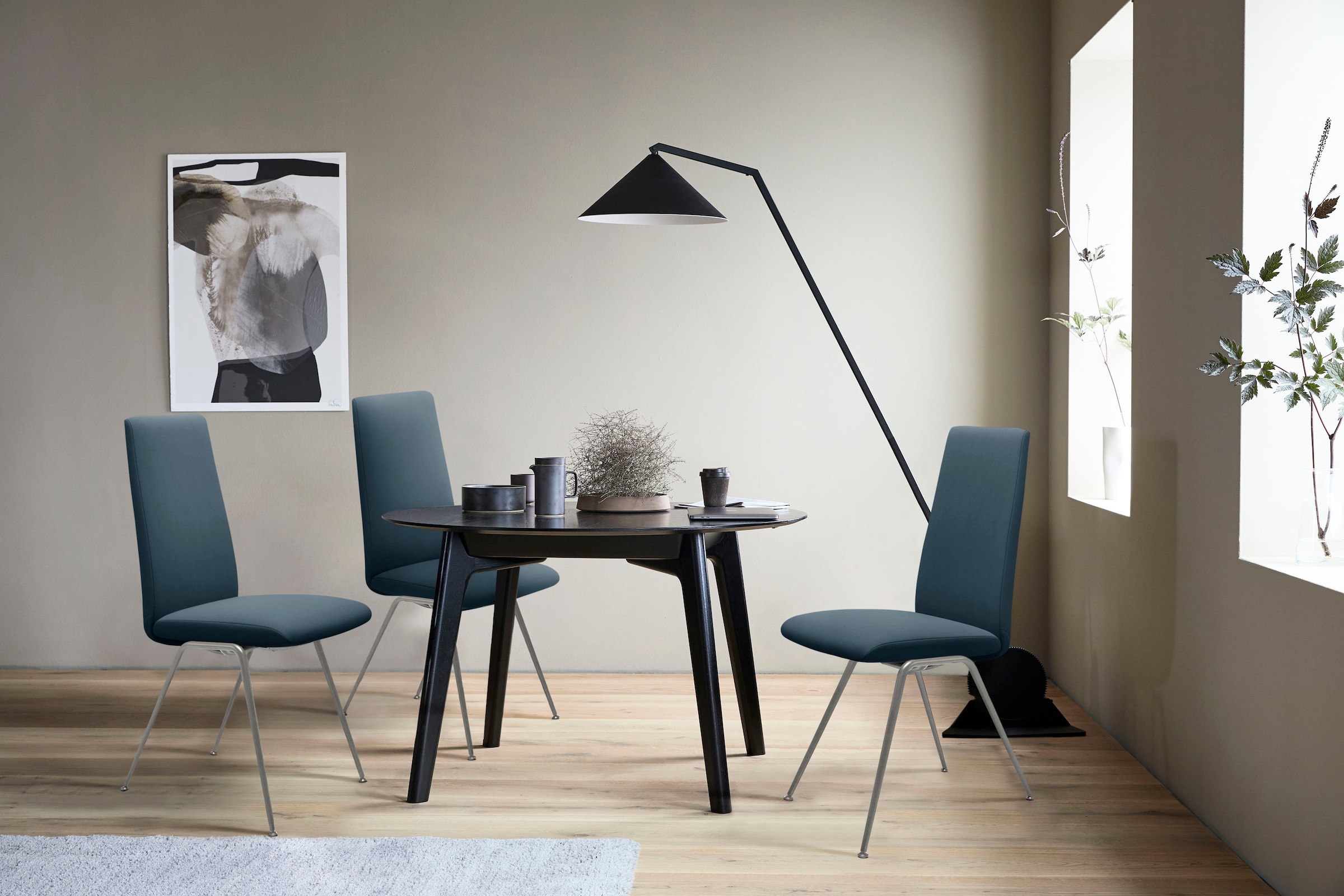 Stressless® Polsterstuhl »Laurel« () High Back, Größe L, mit Beinen aus Stahl in Chrom matt