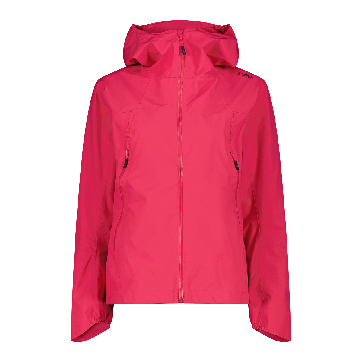 CMP Regenjacke mit regulierbarer Kapuze, Zwei-Lagen-Konstruktion, Übergangsjacke