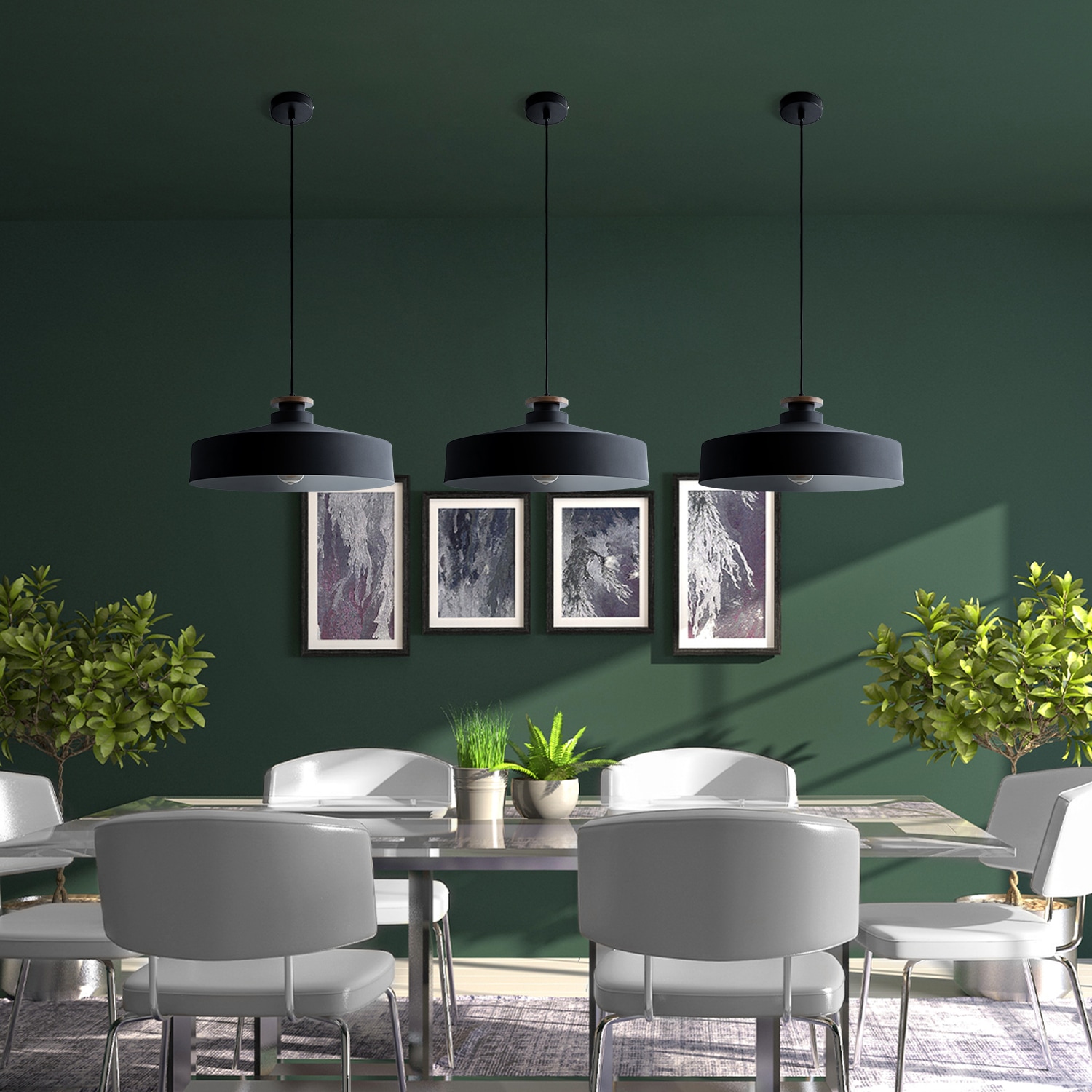 Paco Home Pendelleuchte »JACK T« E27 Hängelampe Esszimmer Küchenlampe Esstischlampe Skandinavisch E27