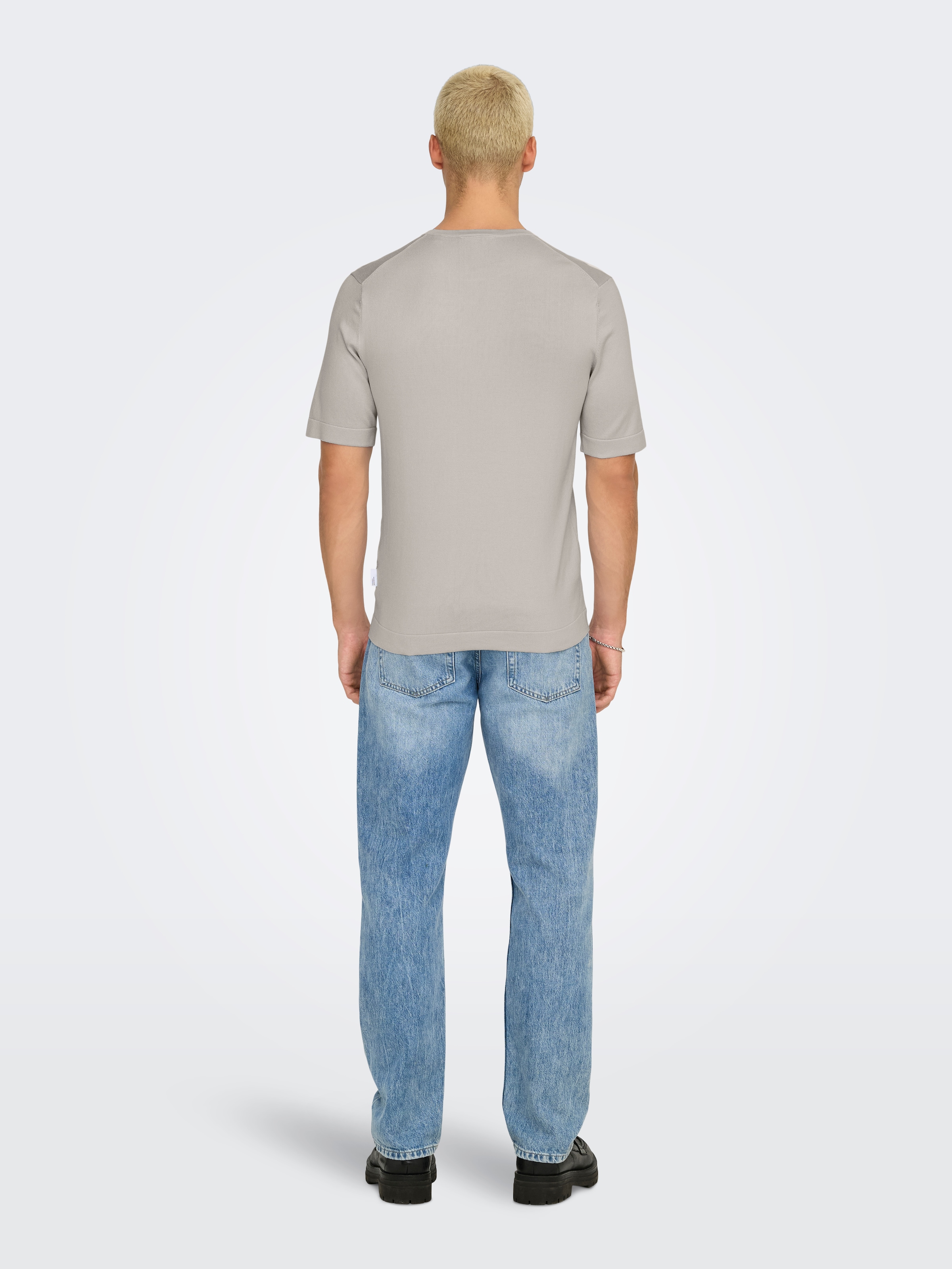 ONLY & SONS Kurzarmpullover »ONSWYLER LIFE REG 14 SS KNIT«