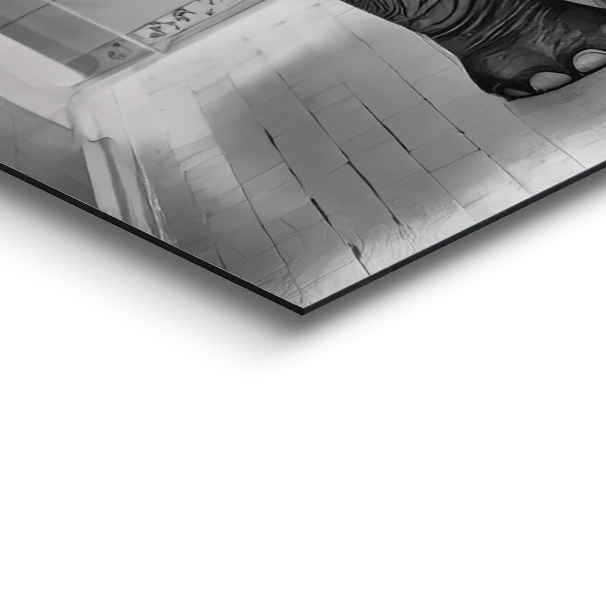 Reinders! Deco-Panel »Kuh auf Toilette« Toilette - Schwarz-Weiß - MDF - Tiere - 60x90 cm