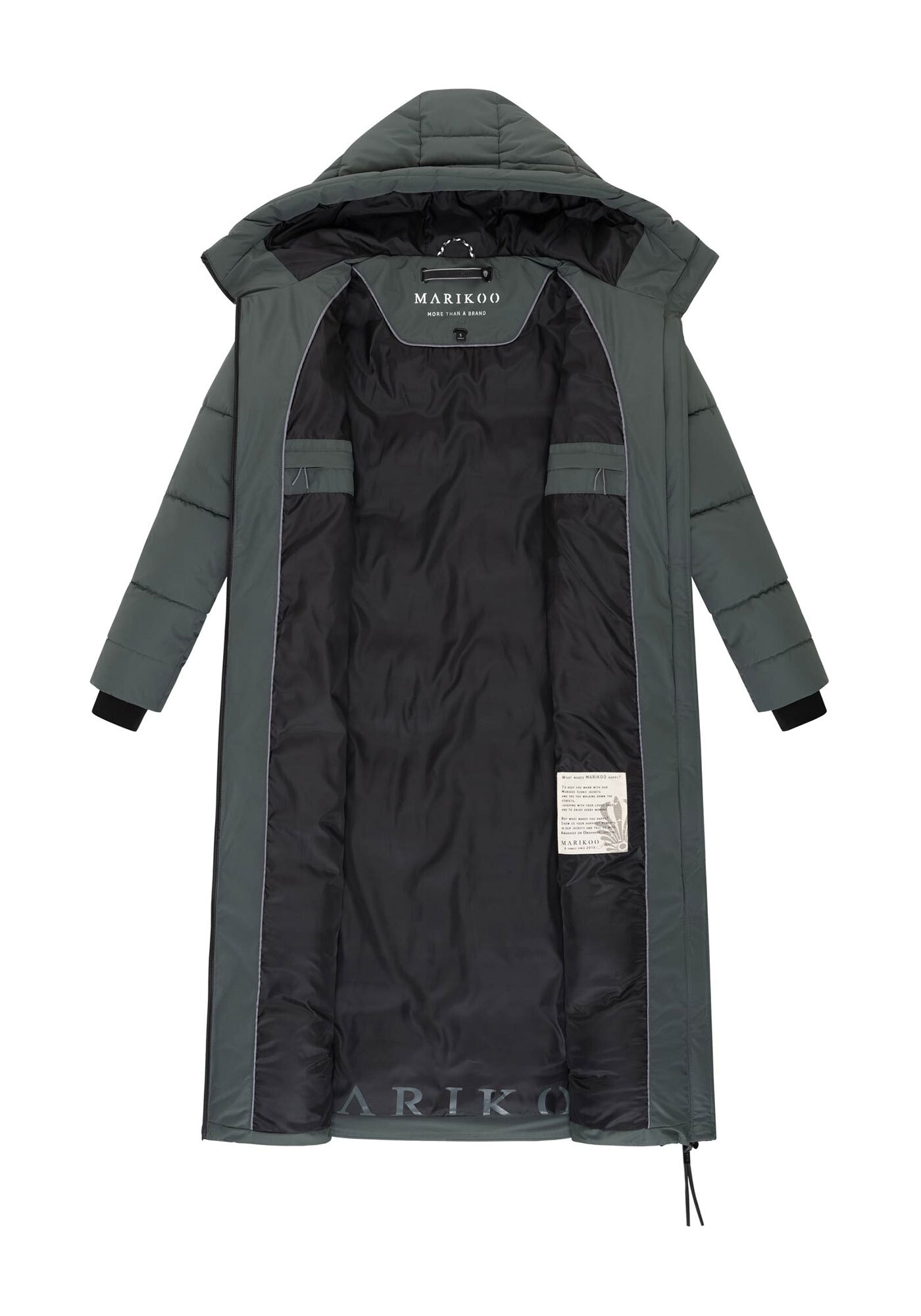 Marikoo Winterjacke »Marikoo Firella Damen Winter Steppmantel Winterjacke Parka N065«