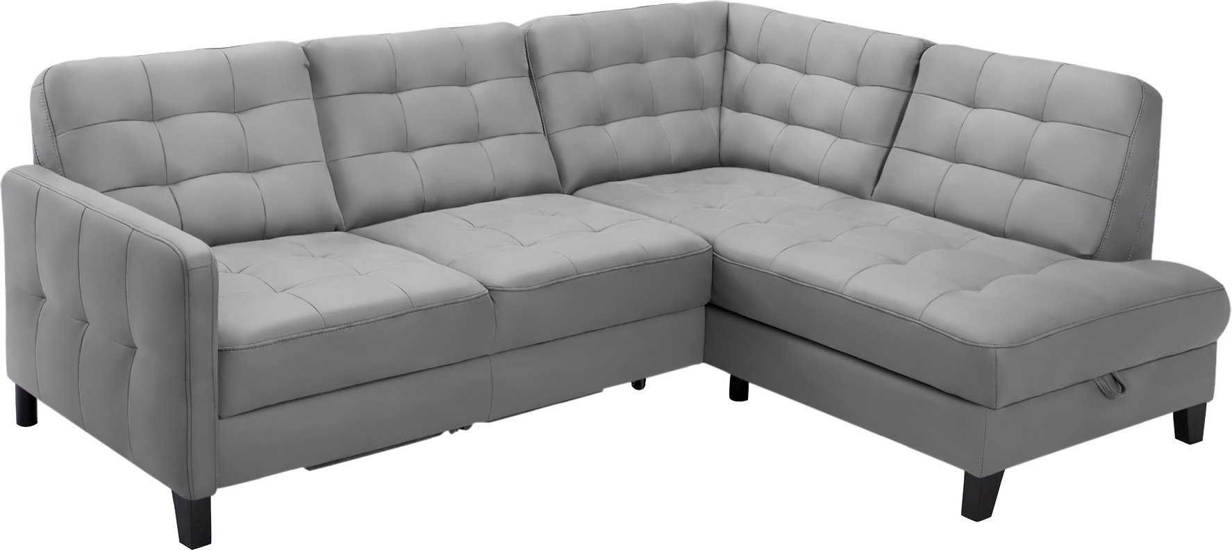 in OTTO sofa mit und Bezugsqualitäten bei kaufen Ecksofa wahlweise vielen Bettkasten, exxpo fashion - Bettfunktion »Elio«,