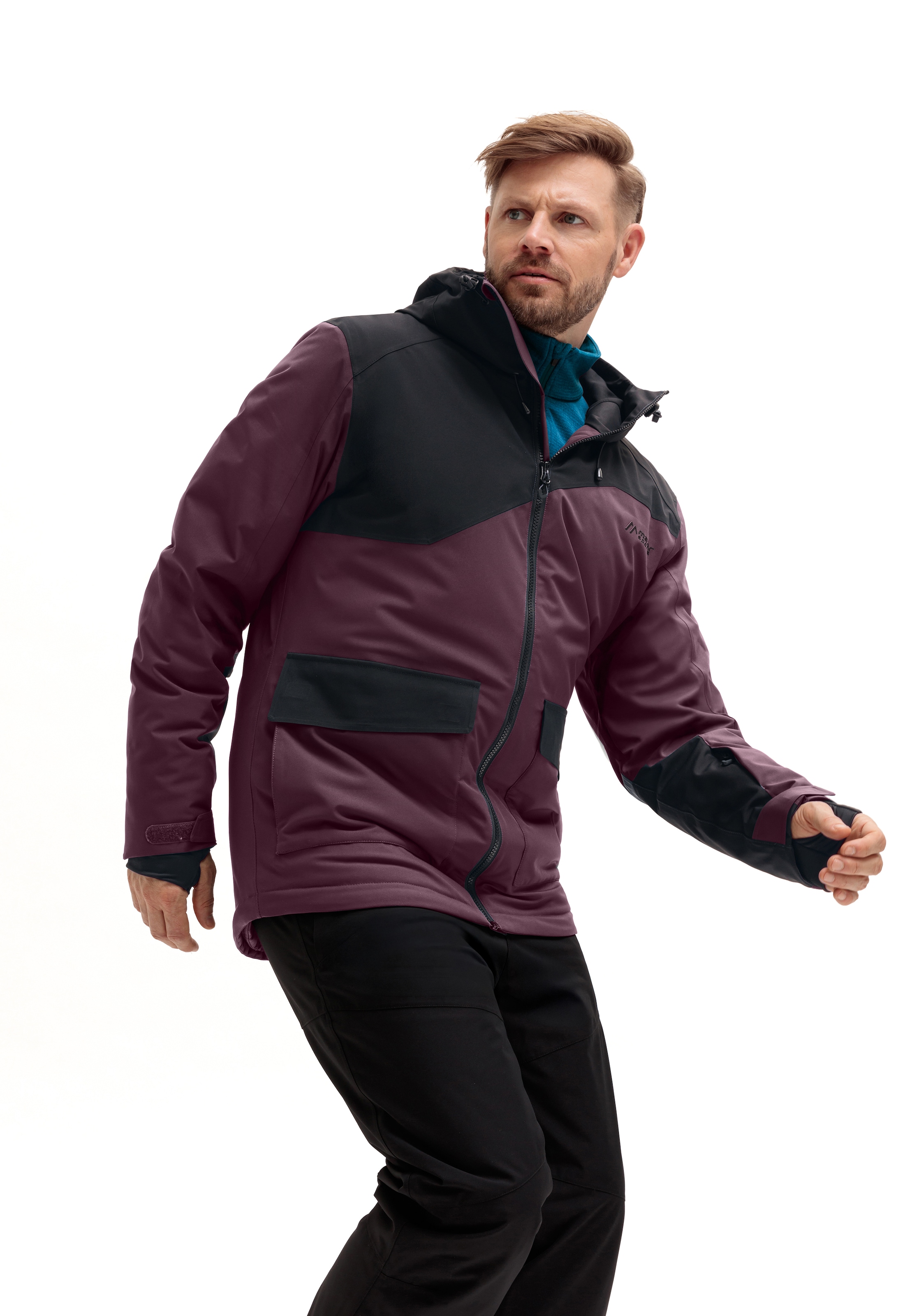 Maier Sports Skijacke »Ovindoli M« Herren Winterjacke wattiert u. wasserdicht