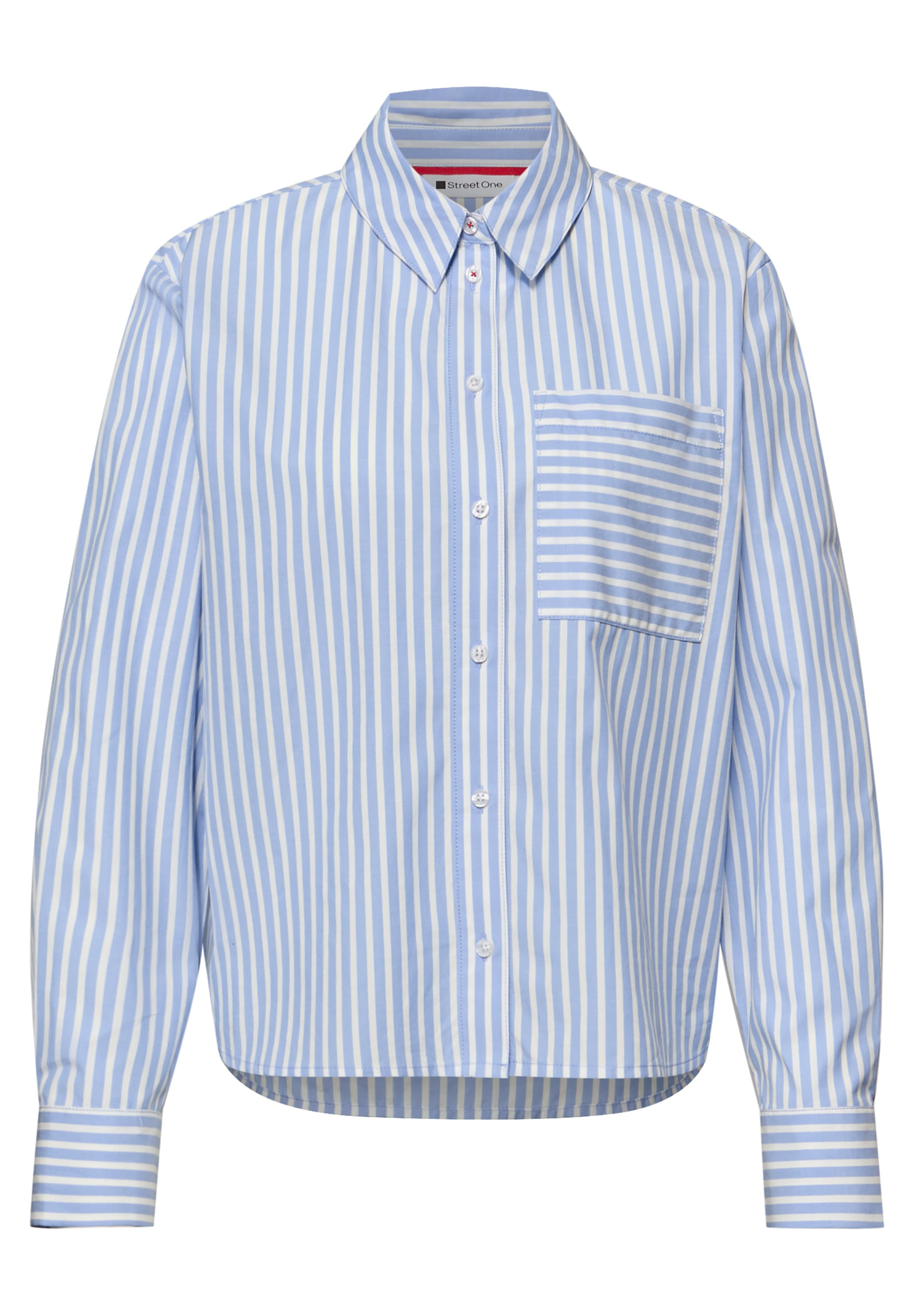 STREET ONE Hemdbluse mit Streifen Muster